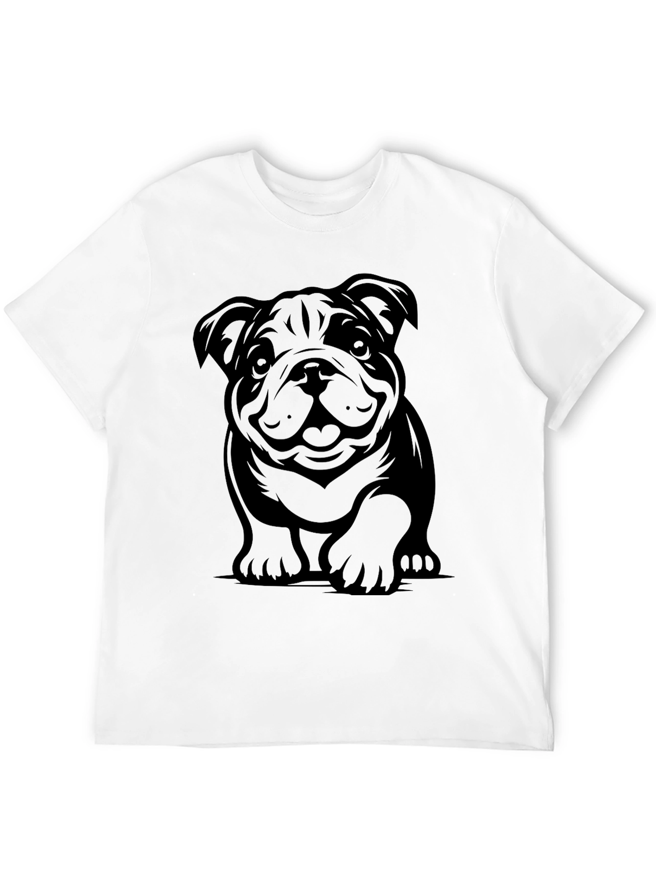 Black Bulldog Graphic T-Shirt view 12
