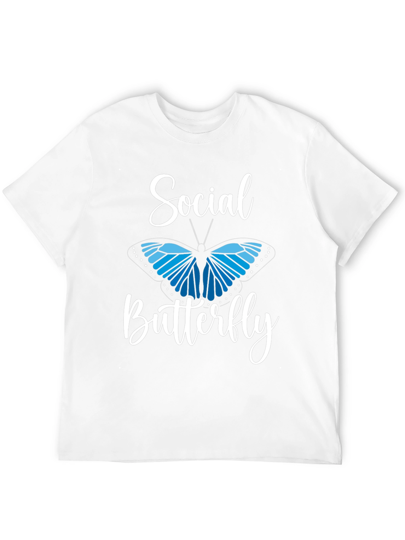 Black Social Butterfly Graphic Tee - Black view 12