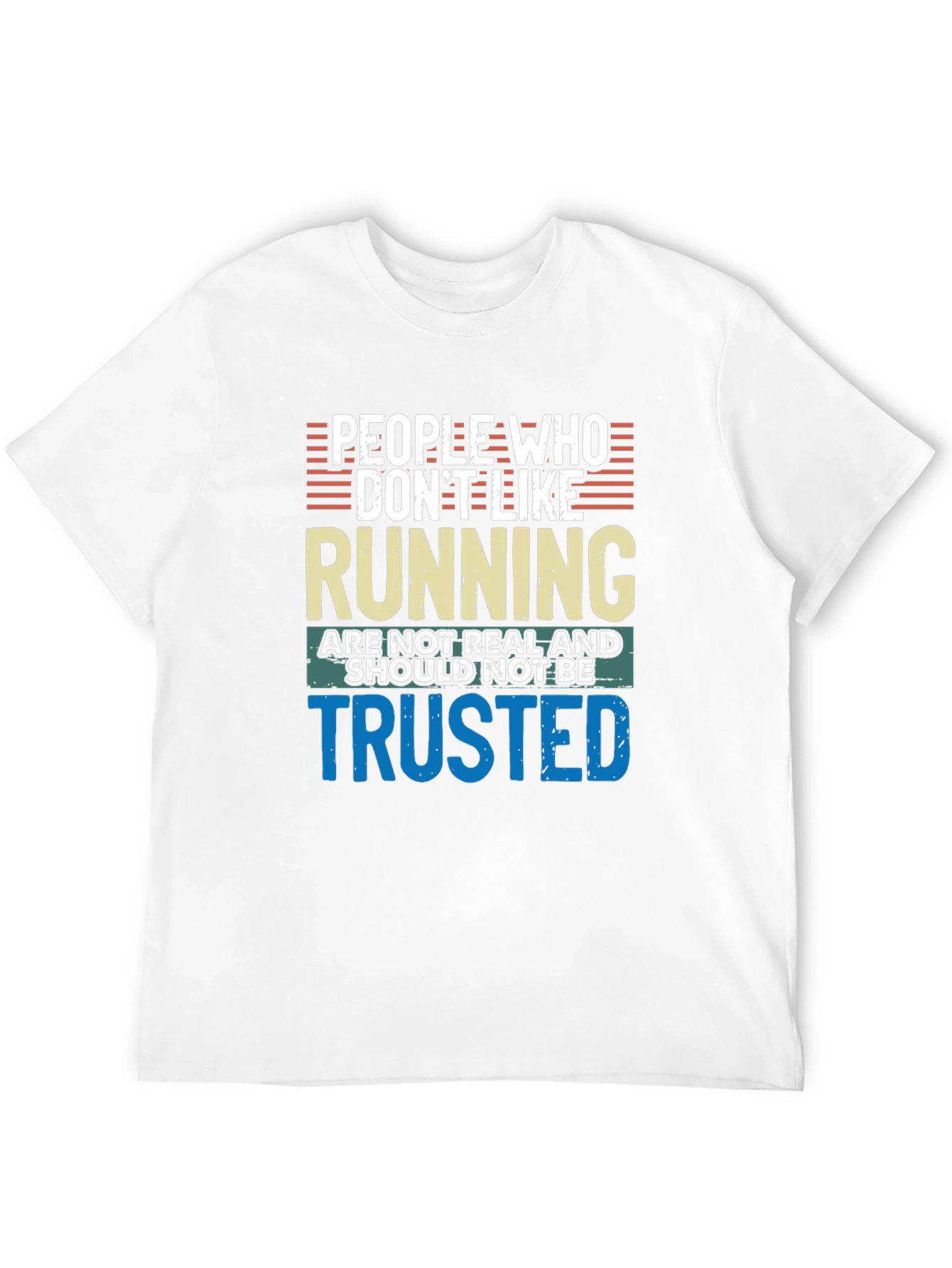 Black Funny Running T-Shirt - People Who Don't Like Running view 12