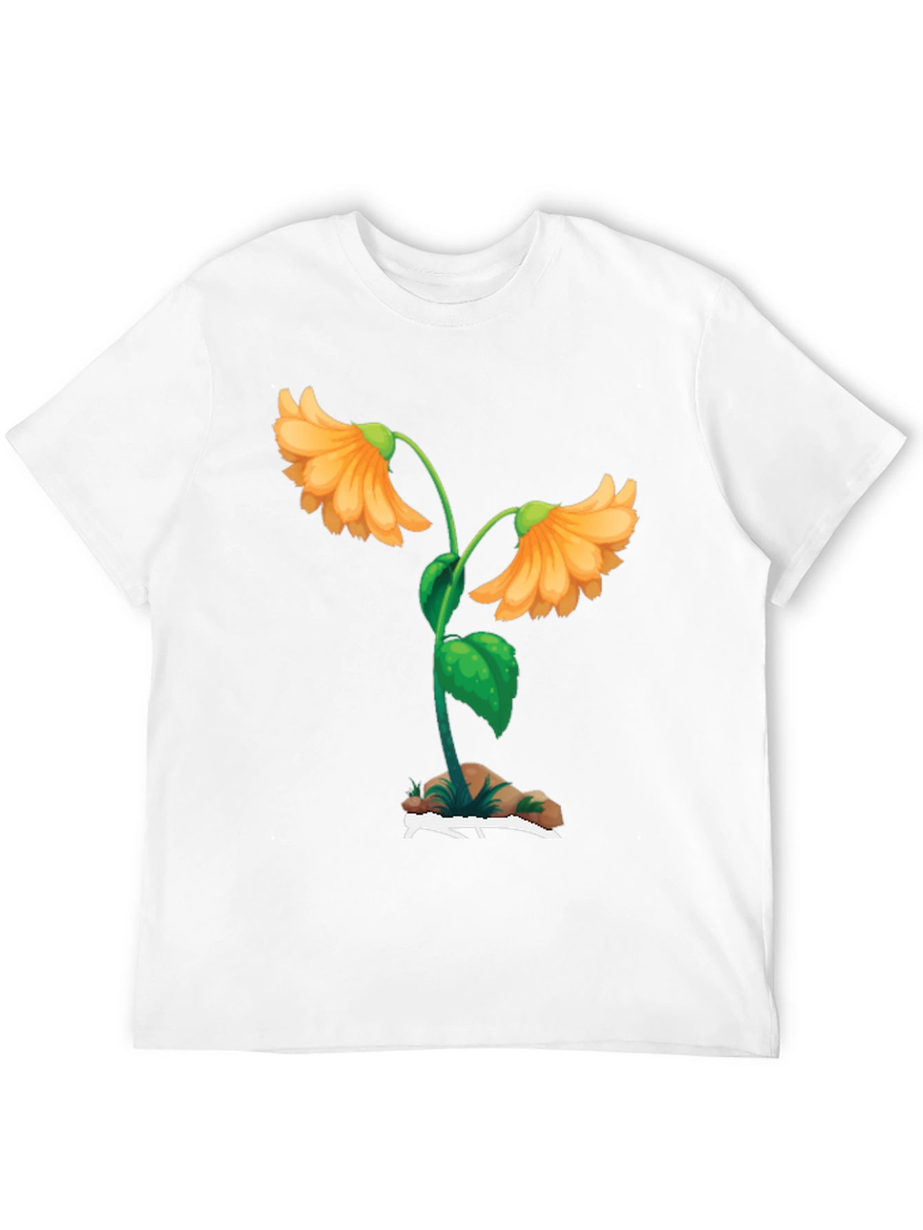 Black Floral Graphic Print T-Shirt - Black view 12