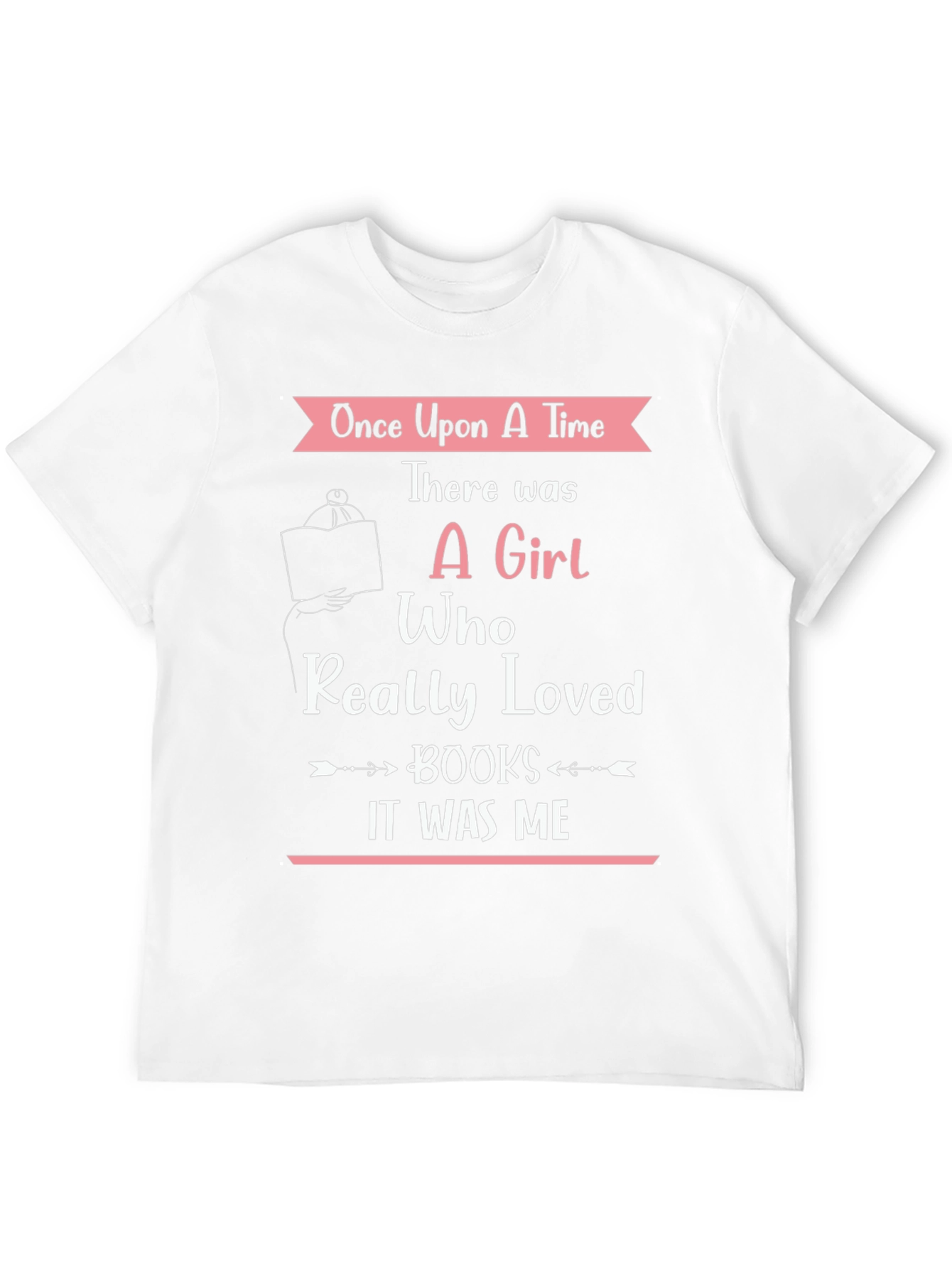 Black Book Lover T-Shirt: Once Upon A Time, A Girl Who Loved Books view 12