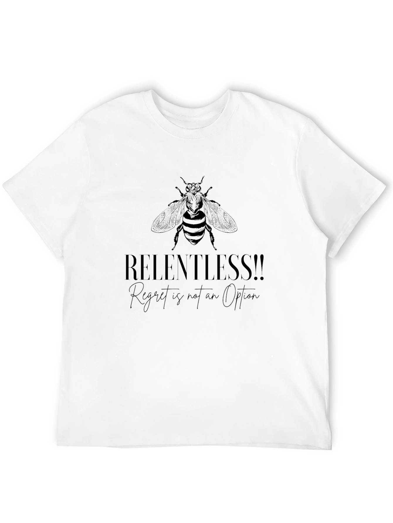 Black Relentless Bee Graphic Tee - Soft Black Shirt view 12