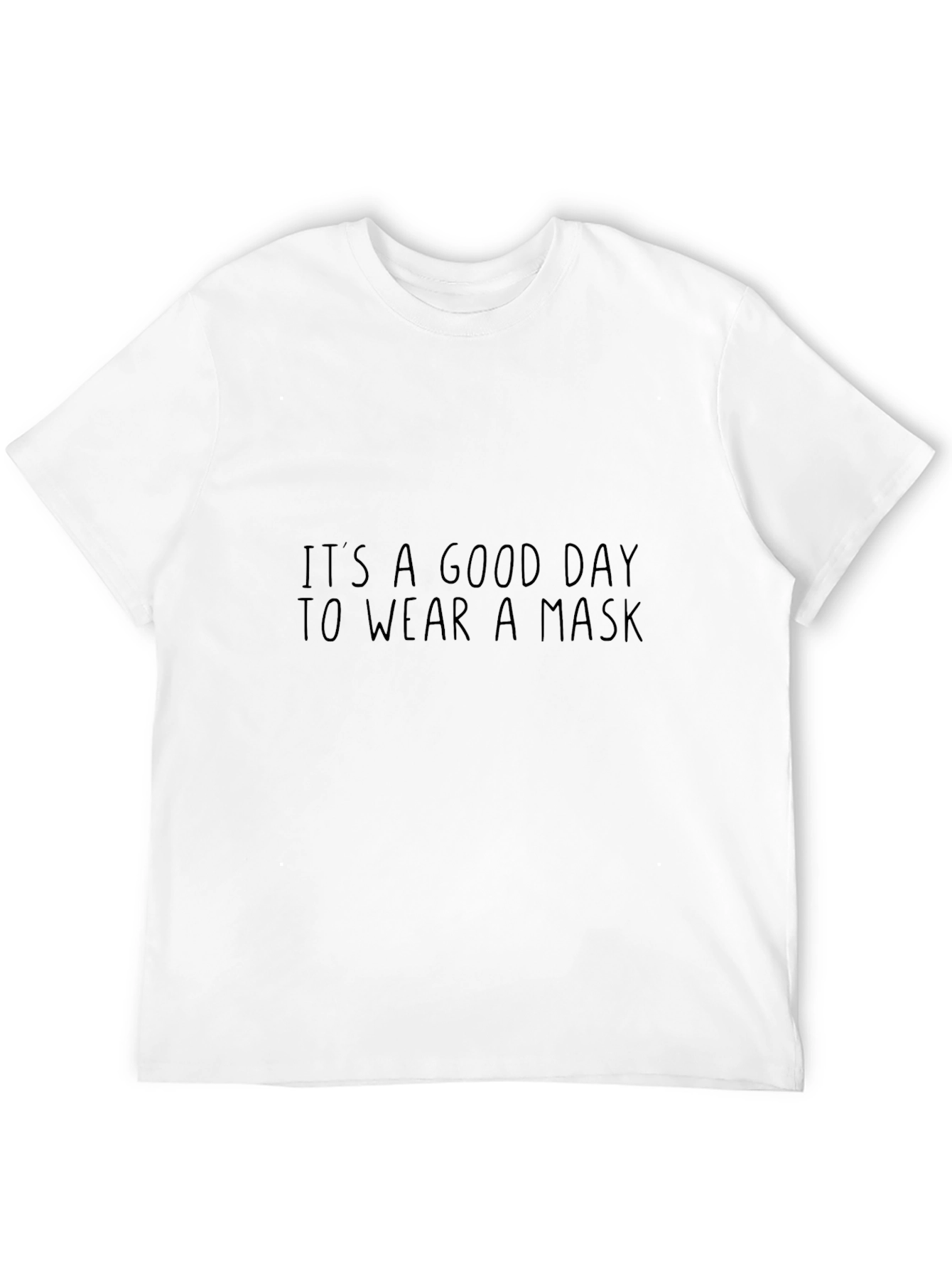 Black Mask Up T-Shirt - Good Day To Wear A Mask view 12