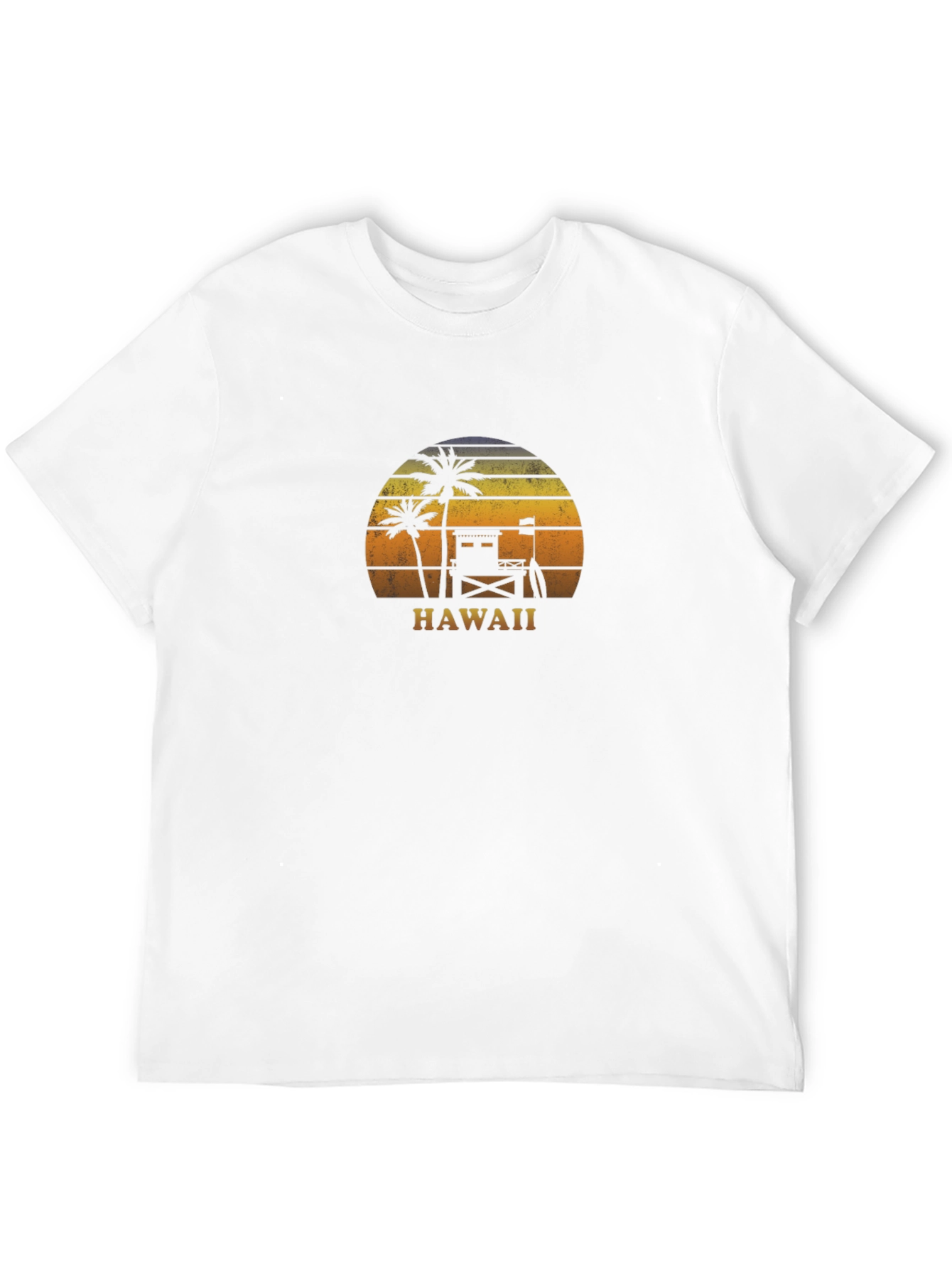 Hawaii Sunset Graphic T-Shirt - Tropical Vibes - 12