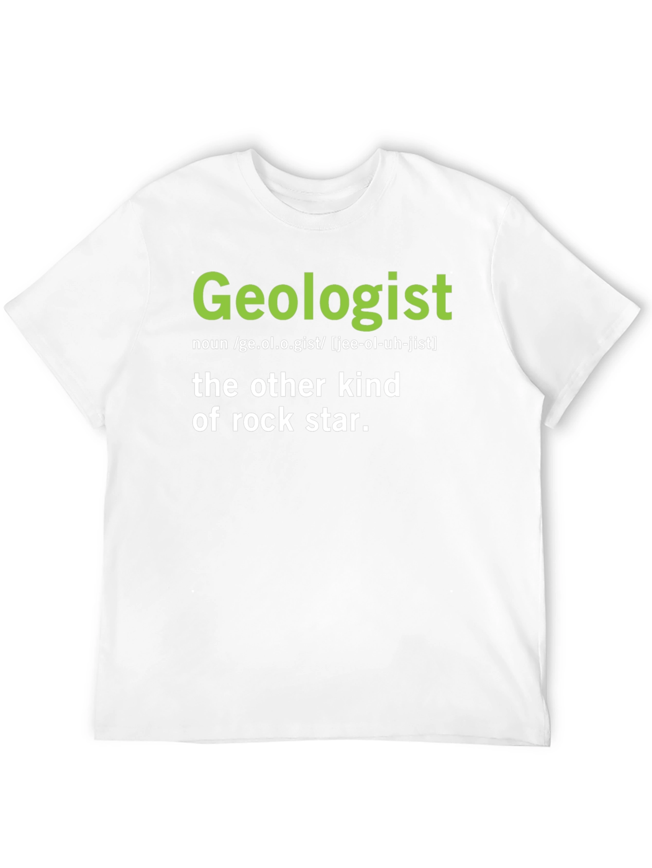 Black Geologist Definition T-Shirt - Funny Rock Star Tee view 12