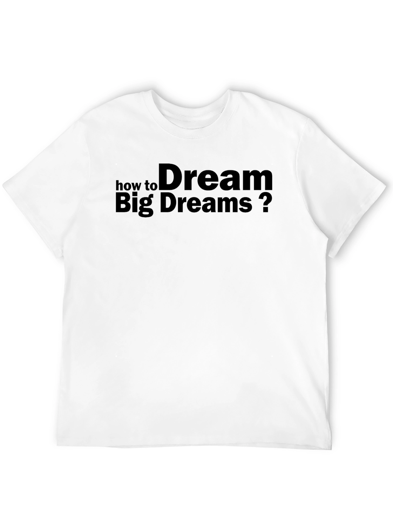 Black Dream Big Dreams T-Shirt - Motivational Tee view 12
