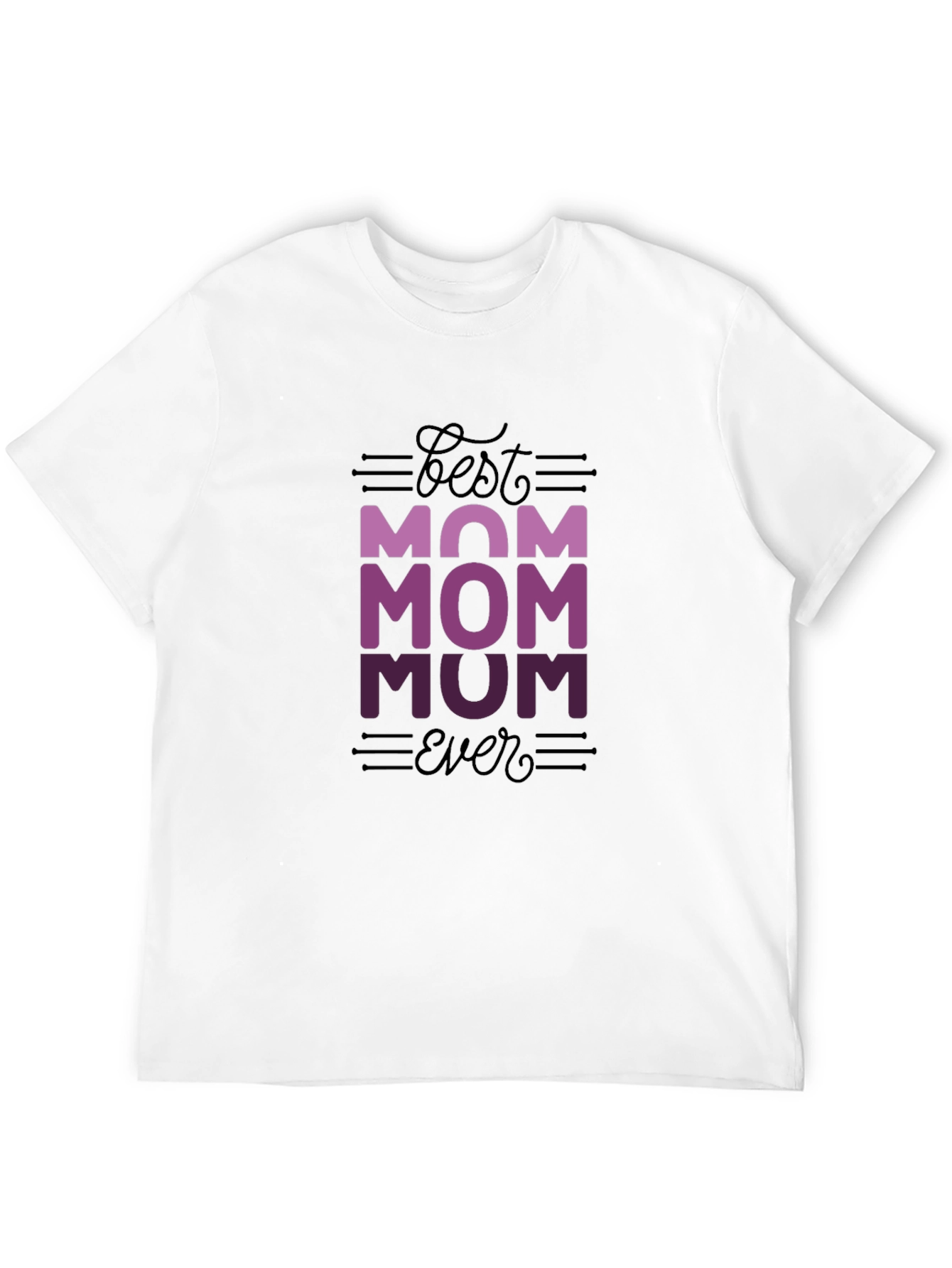Black Best Mom Ever Graphic T-Shirt view 12
