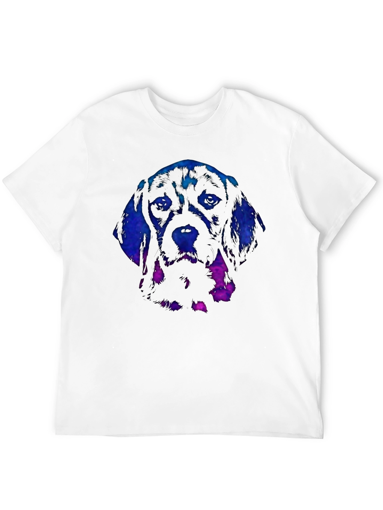 Black Galaxy Dog Graphic T-Shirt - Black view 12
