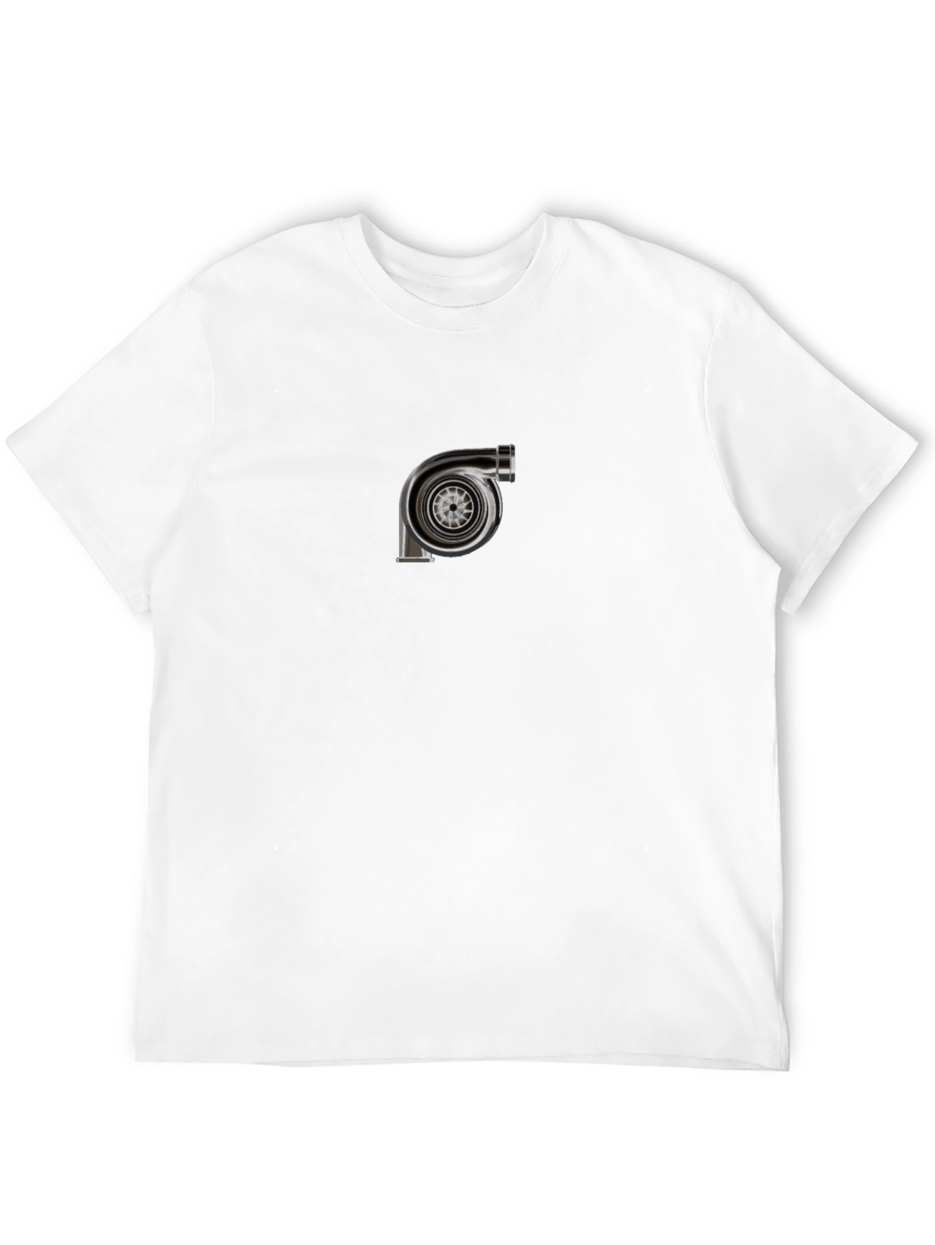 Black Turbo Graphic Tee - Black Cotton Blend view 12