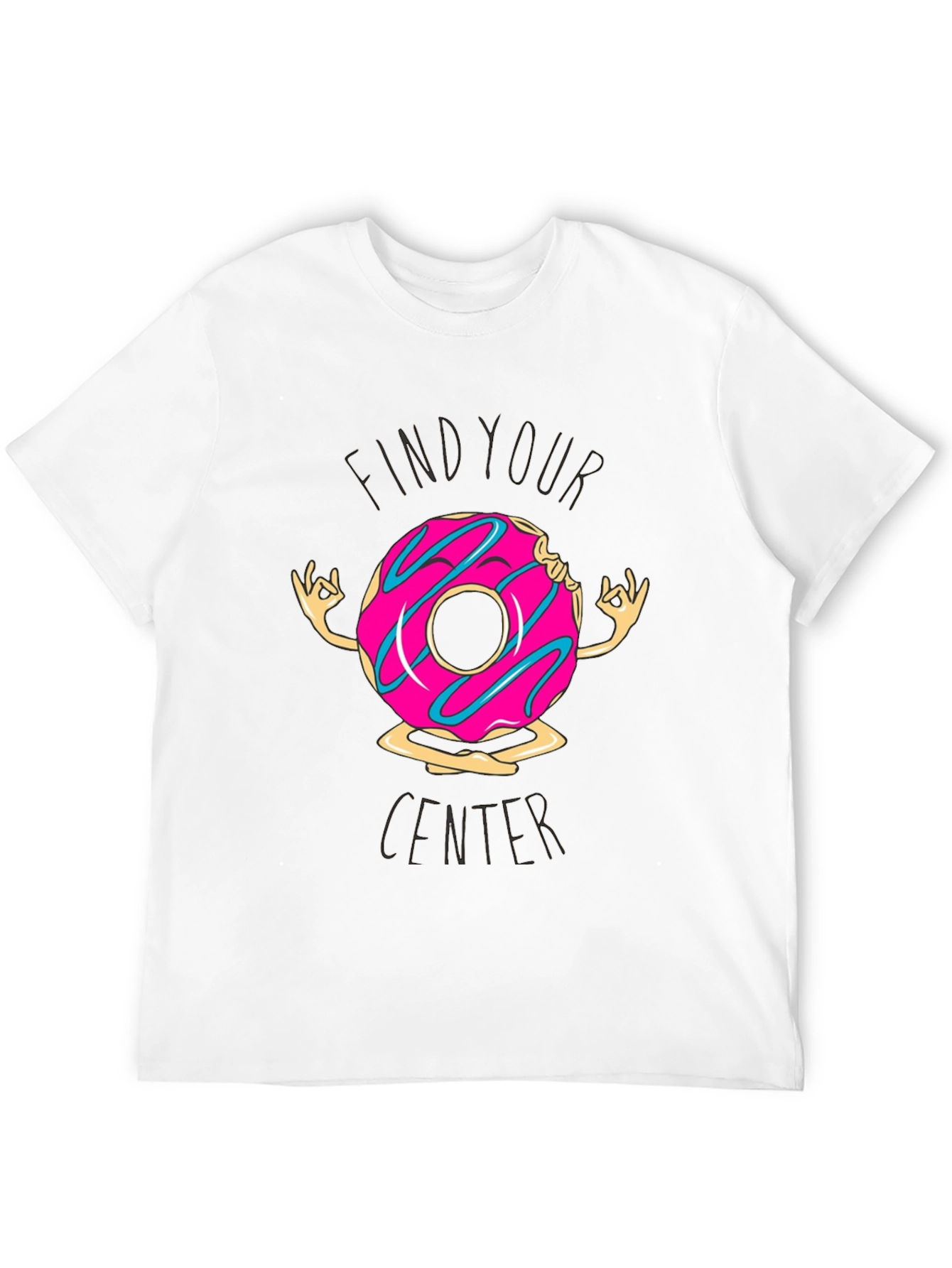 Black Zen Donut T-Shirt: Find Your Center in Comfort! view 12
