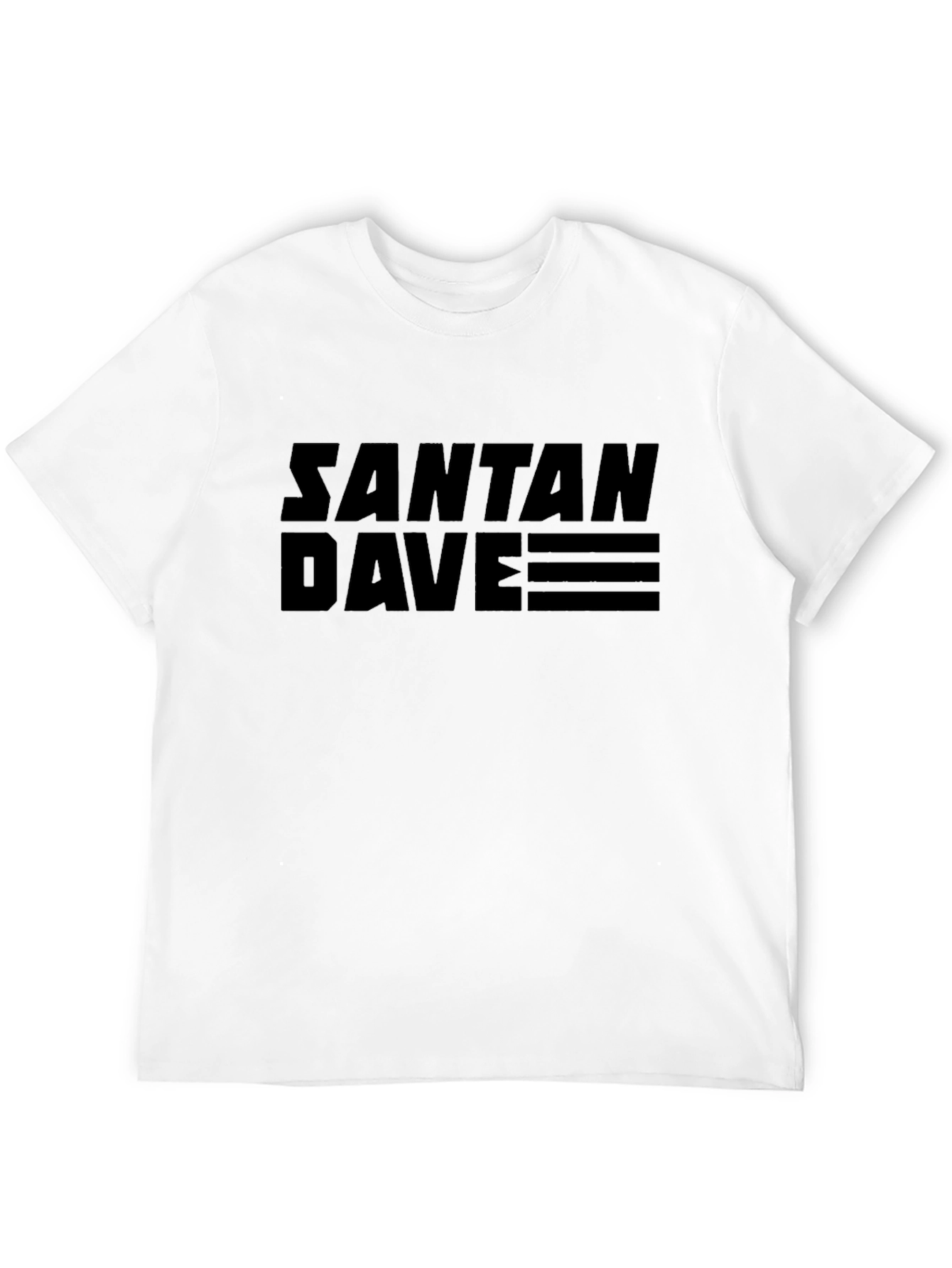 Black Santana Dave T-Shirt - Black Graphic Tee view 12