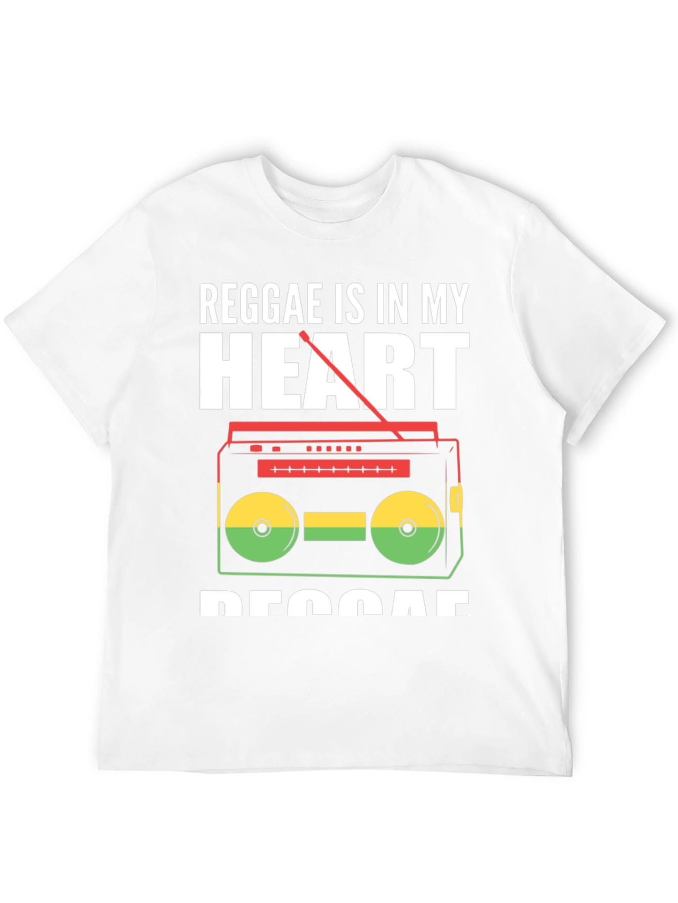 Black Reggae Is In My Heart Music T-Shirt view 12