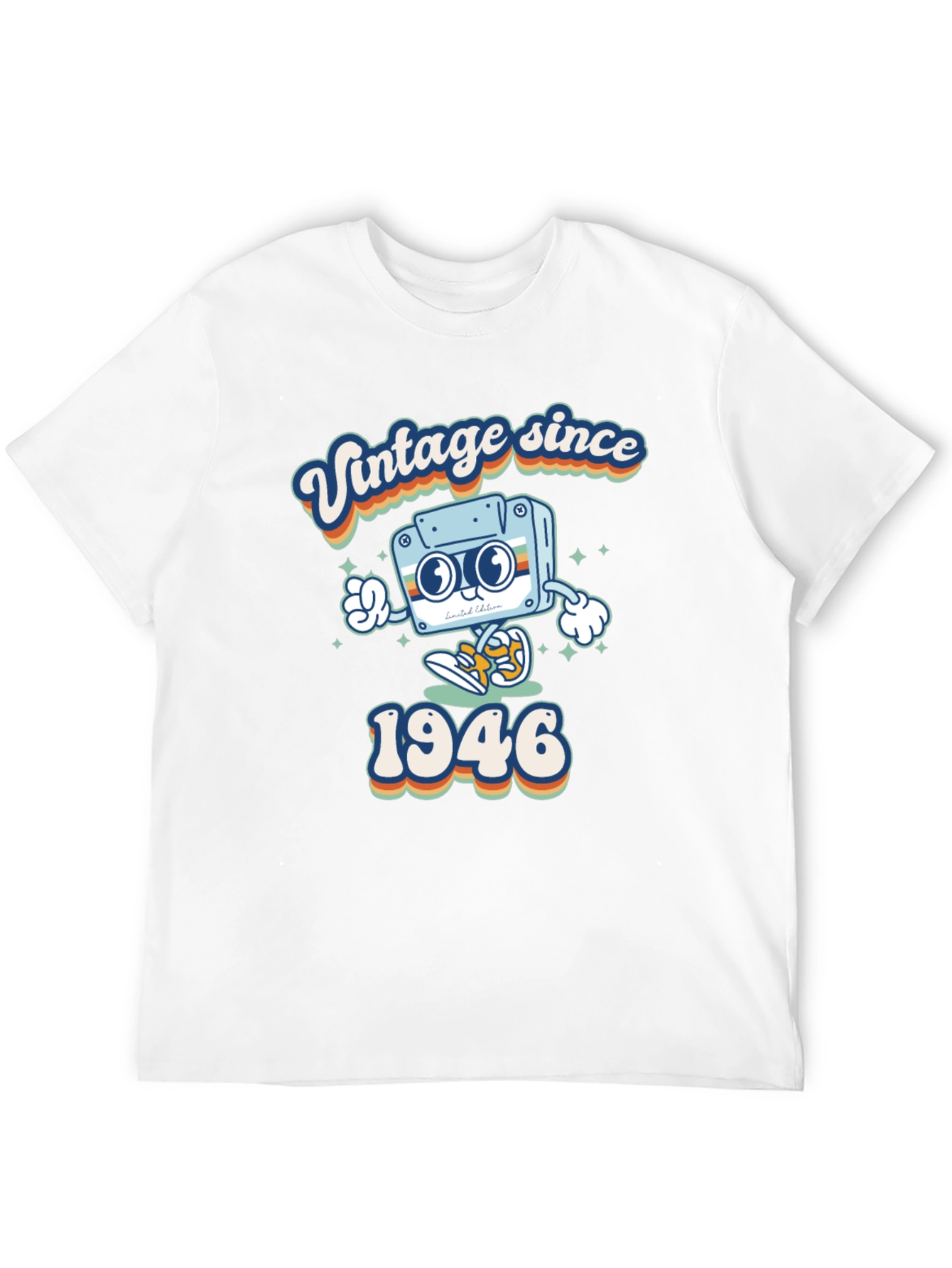 Black Vintage Since 1946 Graphic T-Shirt view 12