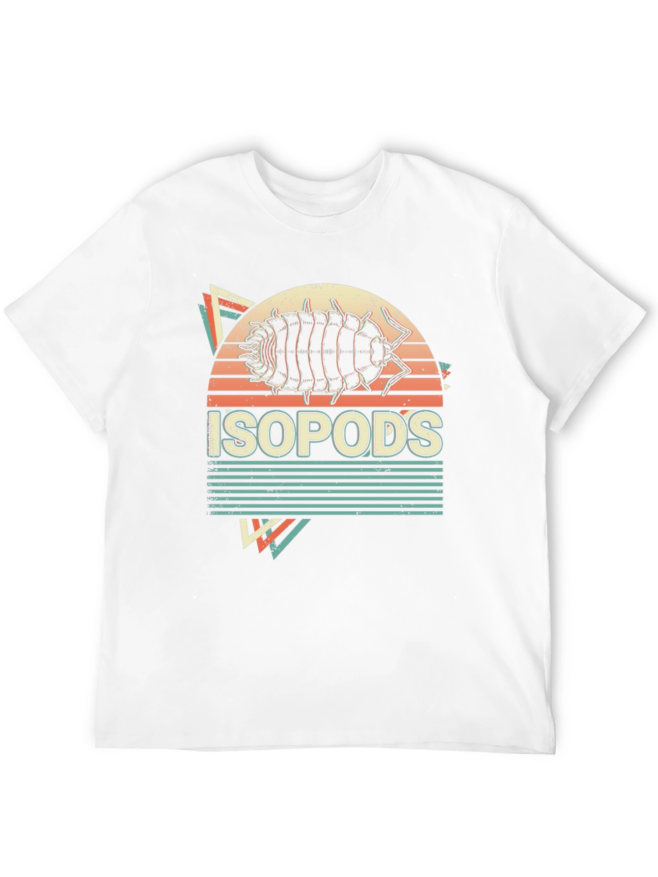 Isopod Retro Graphic T-Shirt - Pill Bug Design - 12