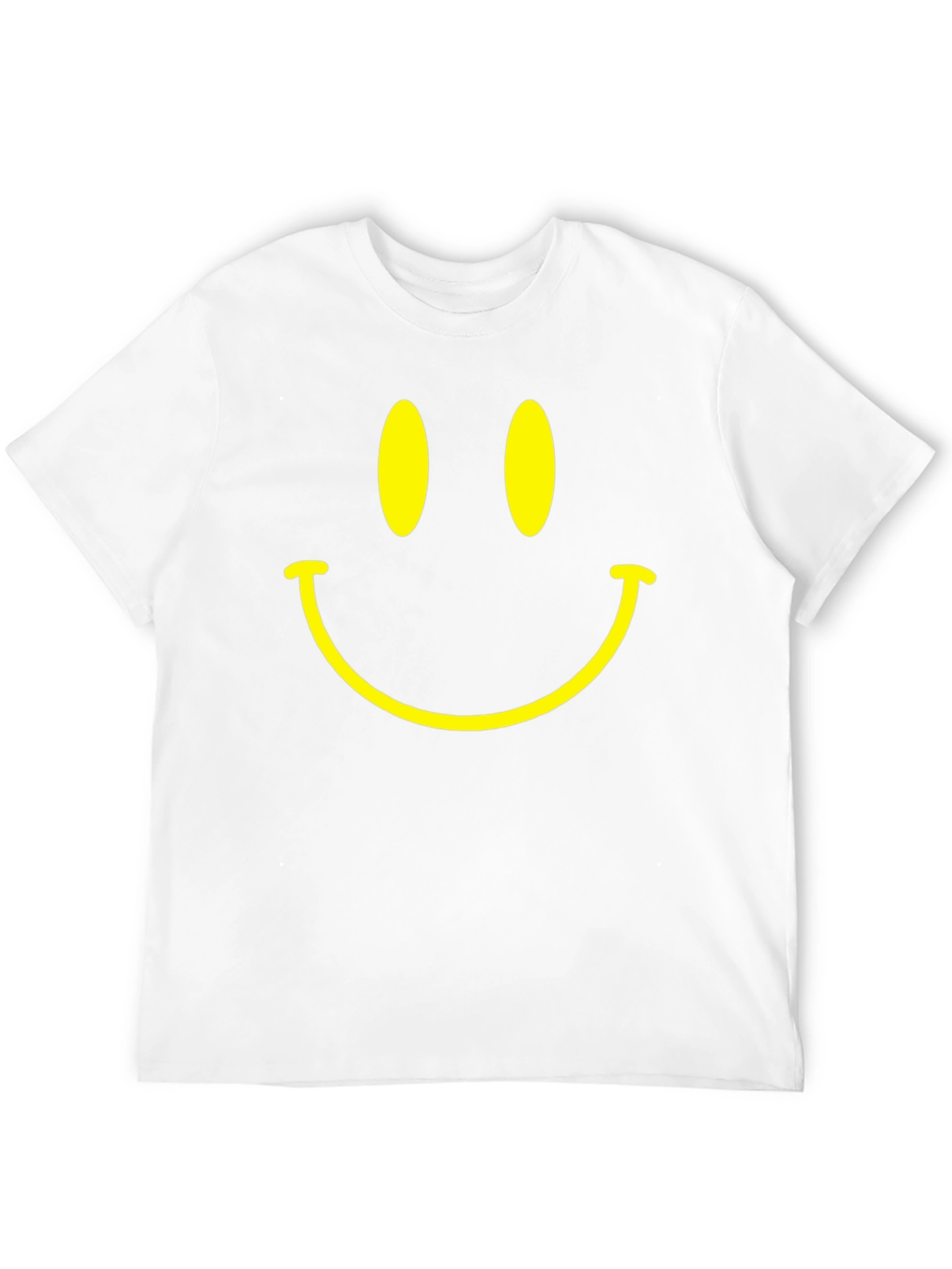 Black Smiley Face Graphic T-Shirt - Classic Happy Design view 12