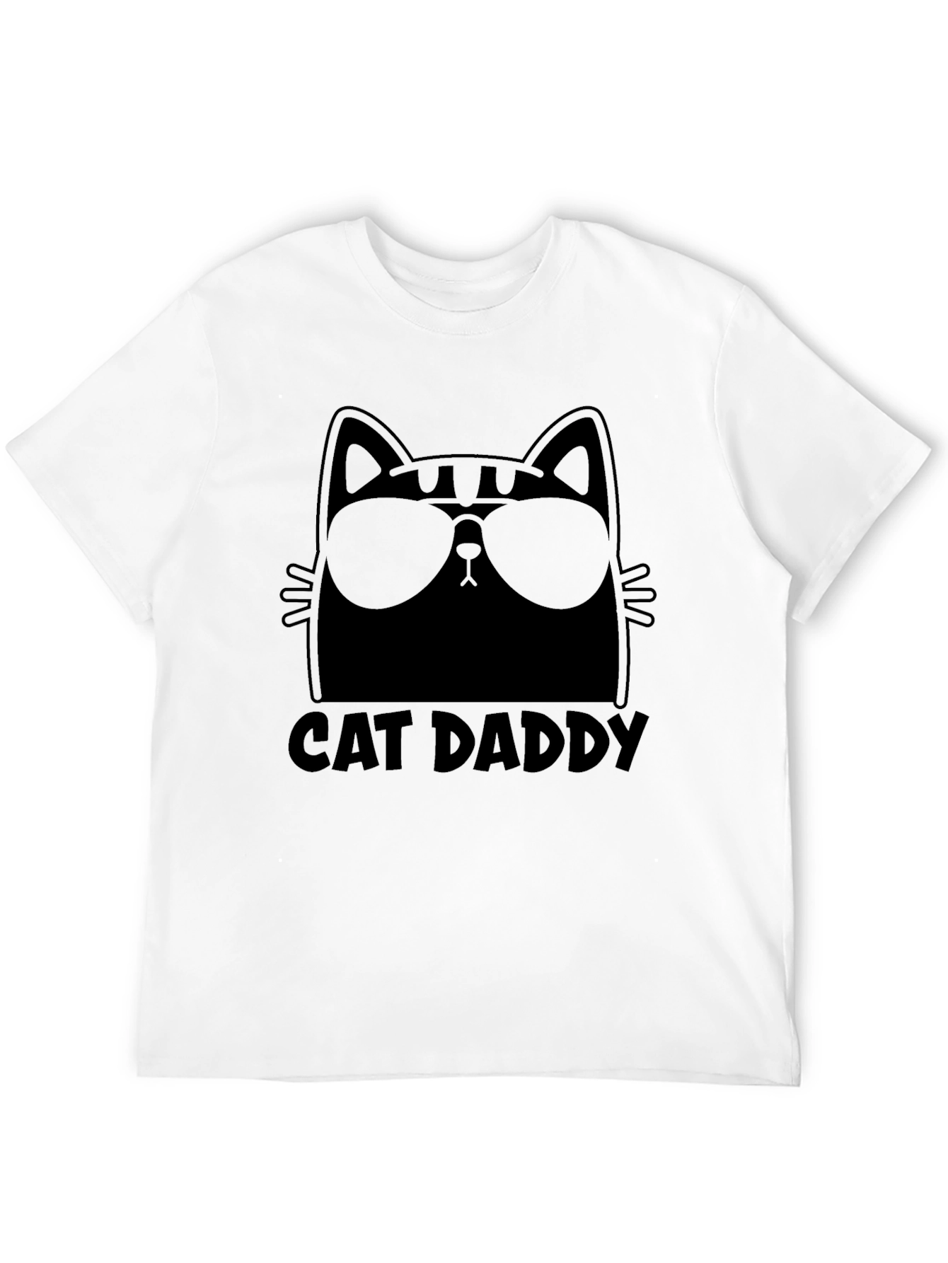 Black Cool Cat Daddy Graphic Tee view 12