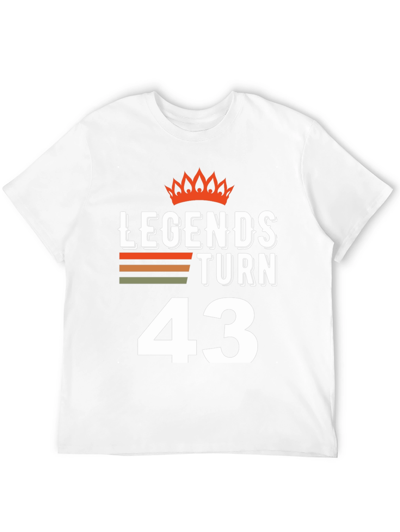 Black Legends Turn 43 T-Shirt view 12