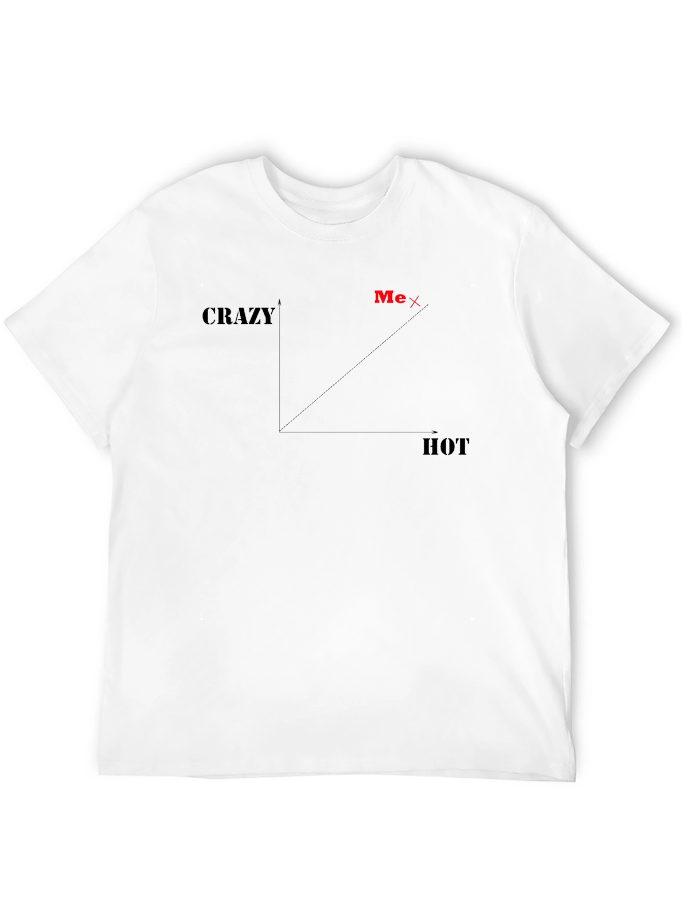 Black Crazy Me Hot Graphic T-Shirt - Black view 12