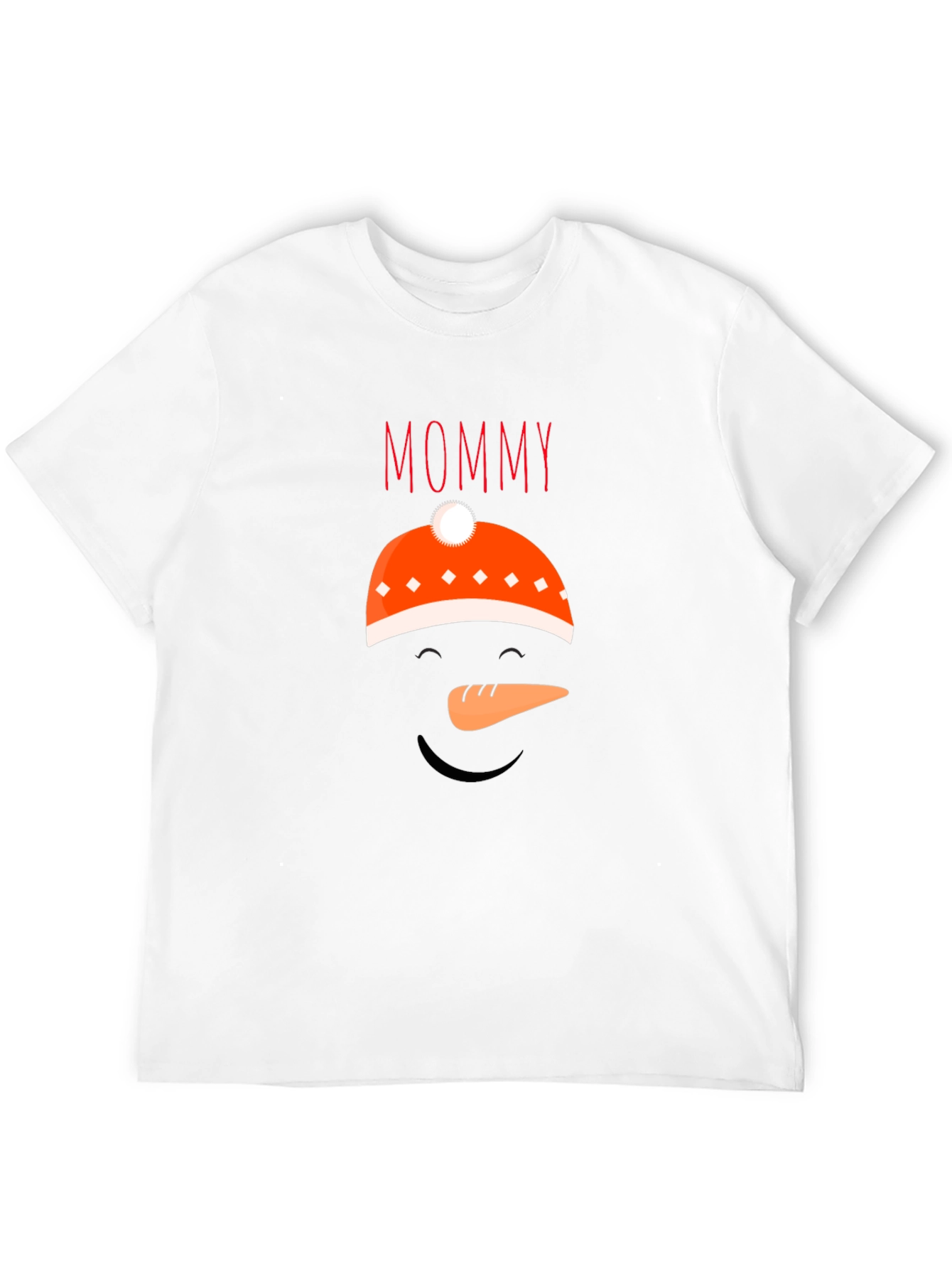 Black Mommy Snowman Graphic Tee - Holiday Fun view 12
