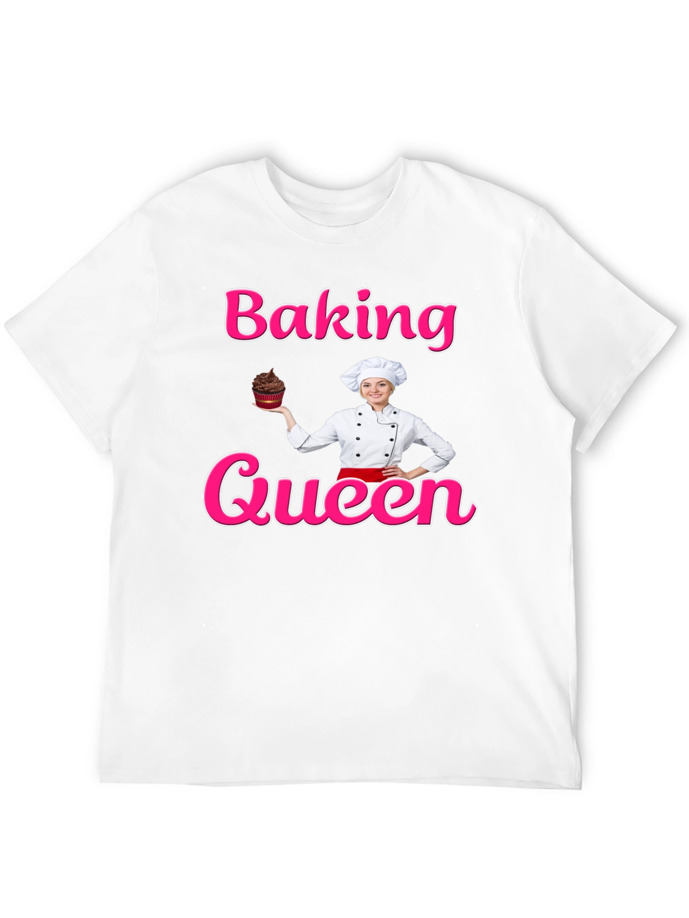 Baking Queen T-Shirt - Chef Cupcake Design - 12