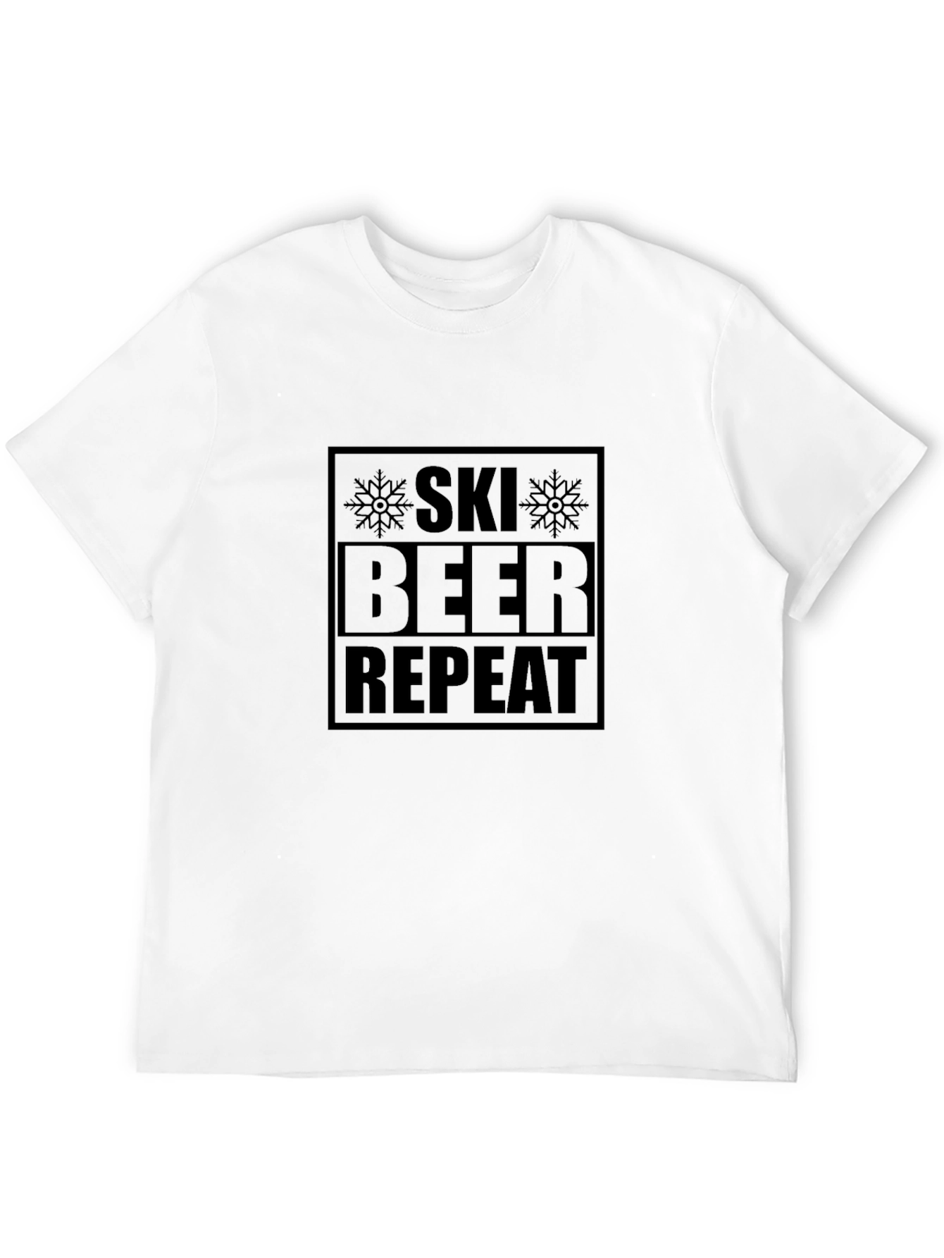 Ski Beer Repeat Graphic Tee - 12