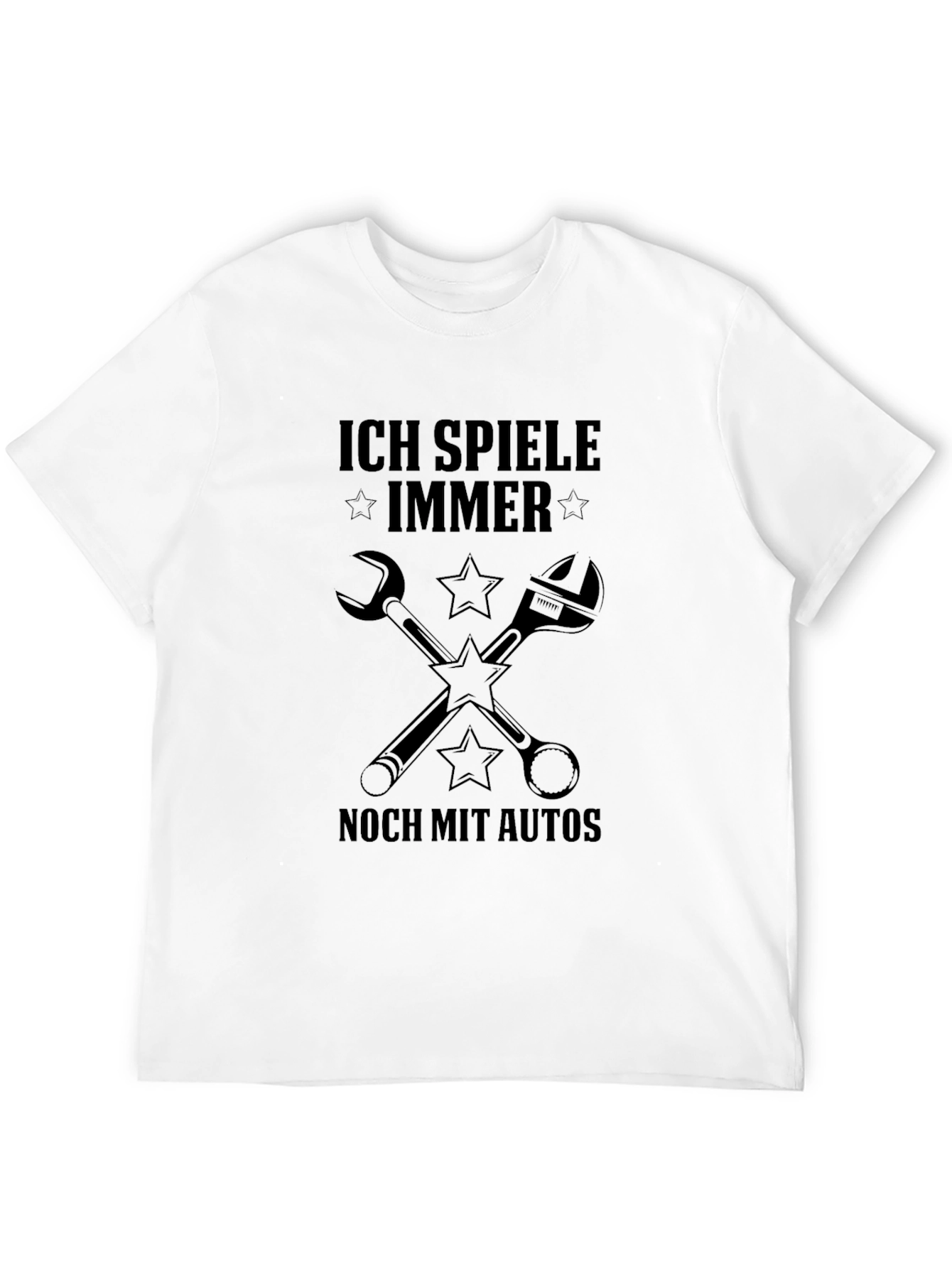 Ich Spiele Immer Noch Mit Autos Black T-Shirt - 12