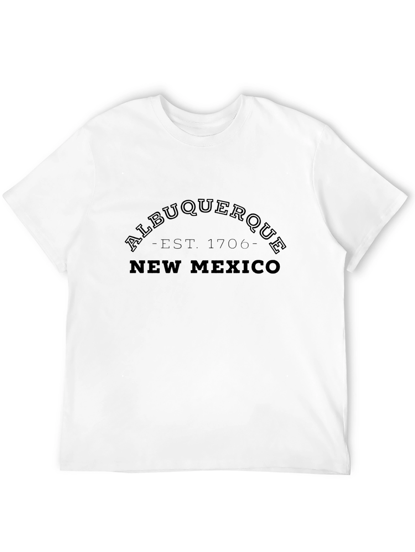 Albuquerque New Mexico Black Graphic Tee - 12