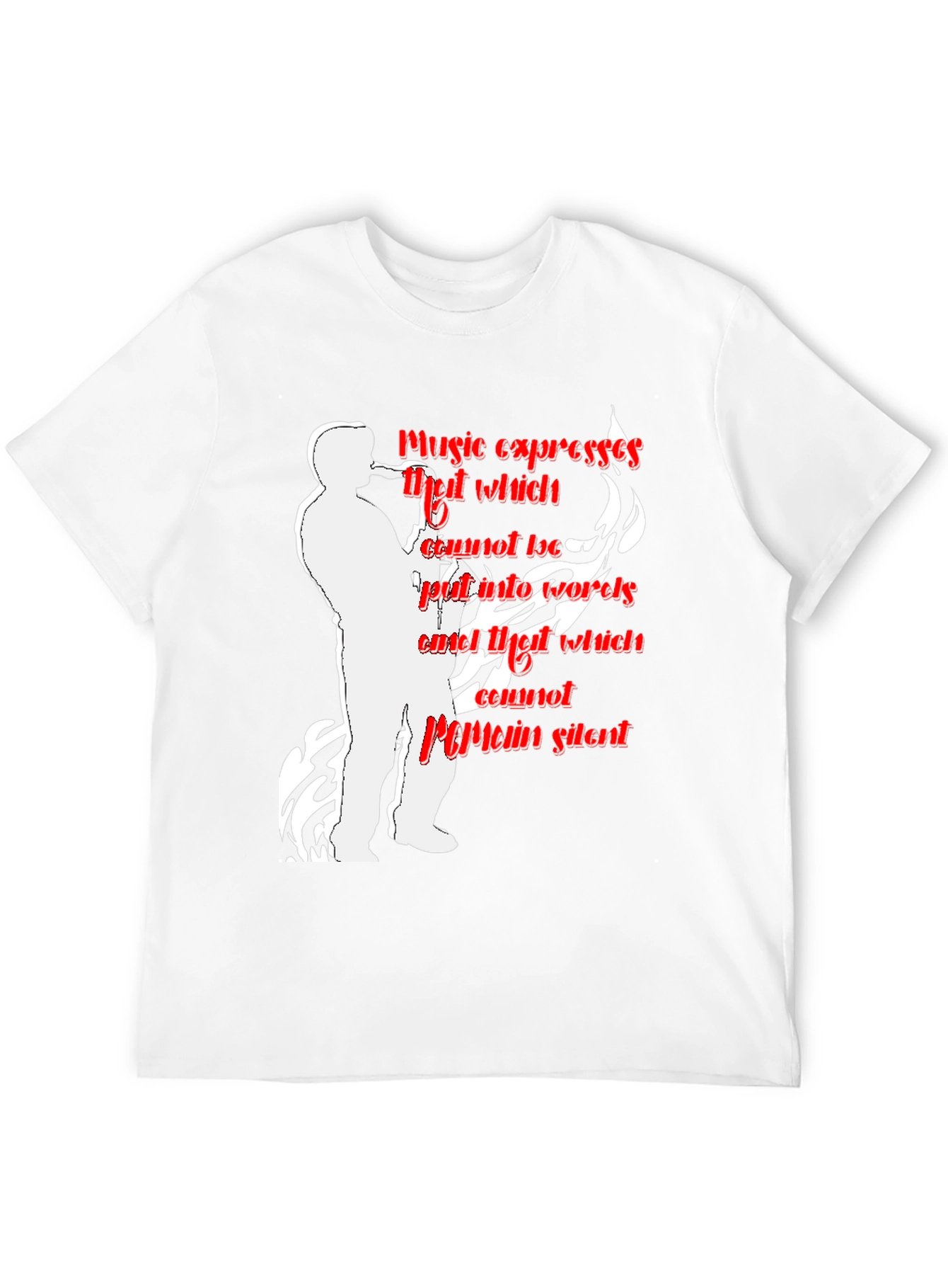 Black Music Expresses T-Shirt - Saxophone Player view 12