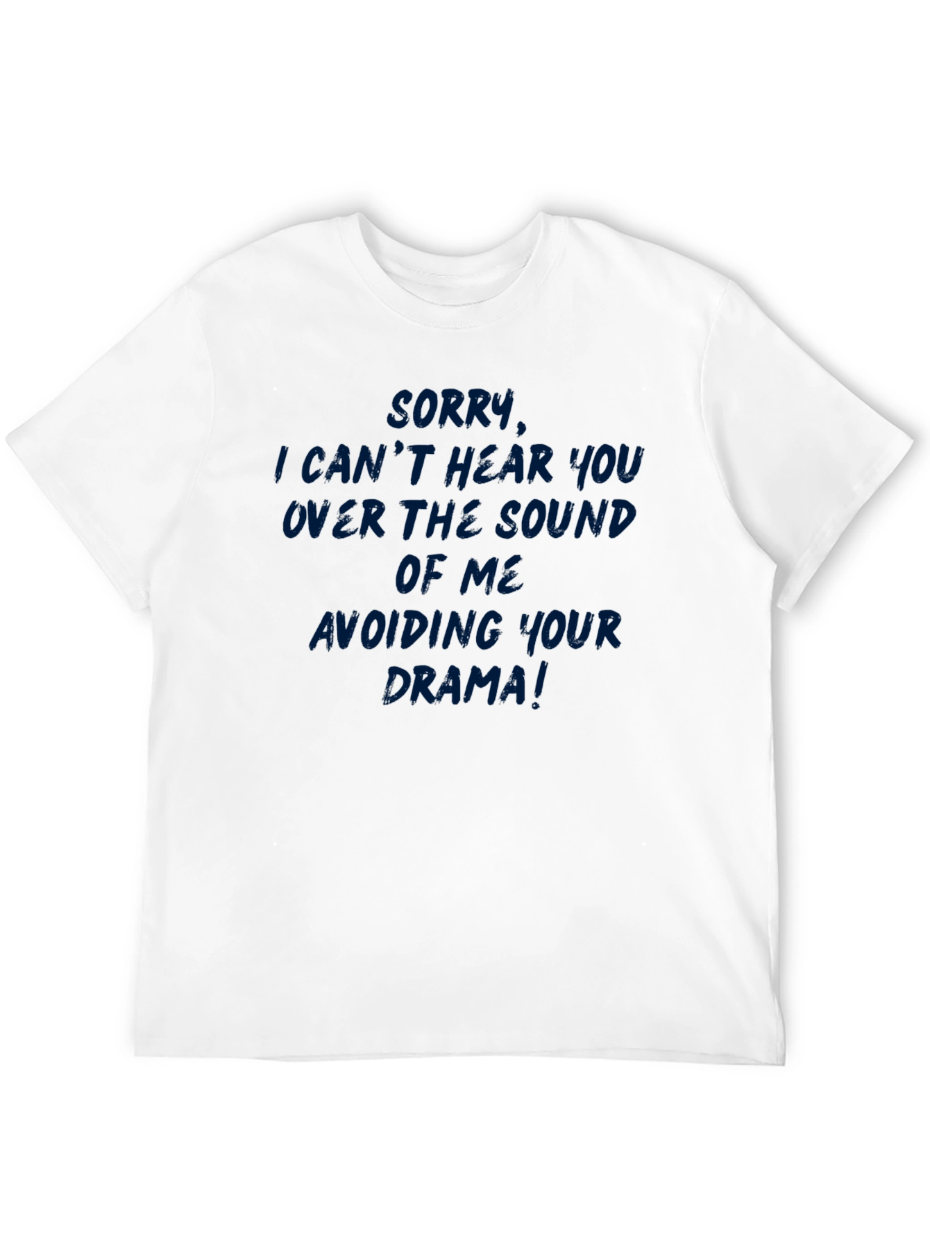 Black Sarcastic Drama Avoidance T-Shirt view 12