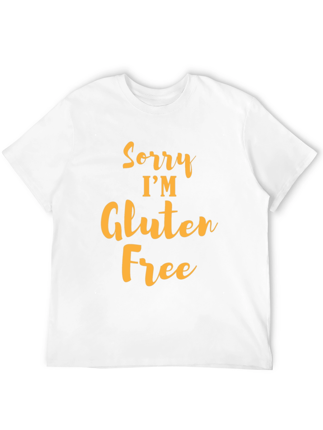 Black Sorry I'm Gluten Free Black T-Shirt view 12