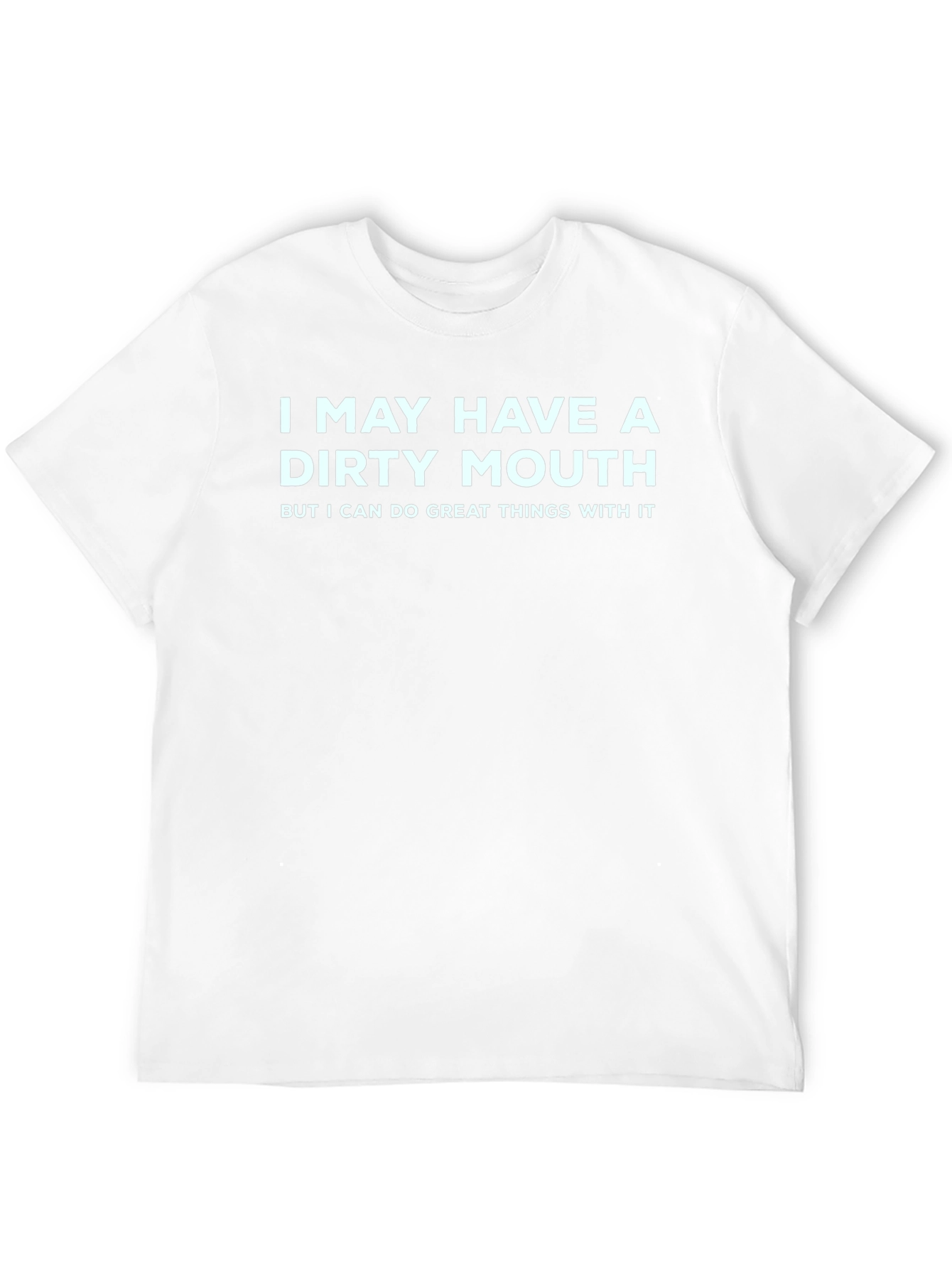 Black Funny "Dirty Mouth" Graphic T-Shirt view 12