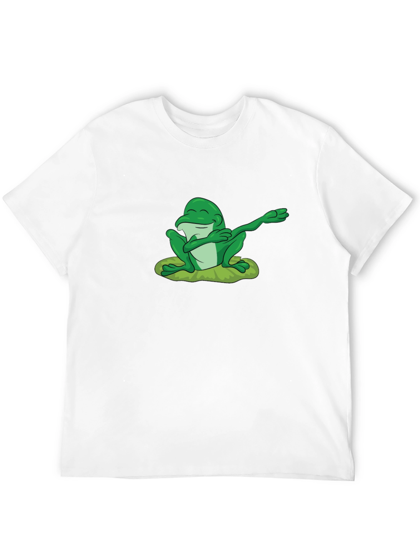 Black Dabbing Frog T-Shirt - Cool Graphic Tee view 12