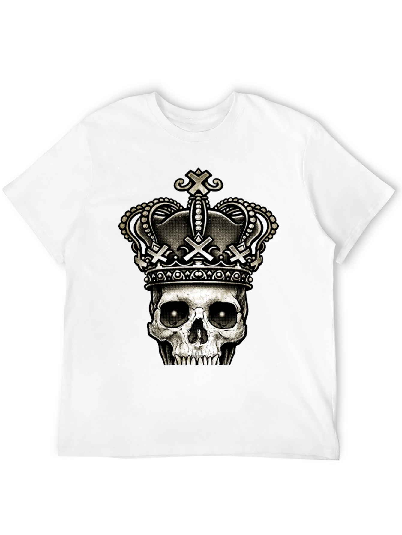 Black Skull King T-Shirt - Grim Style view 12