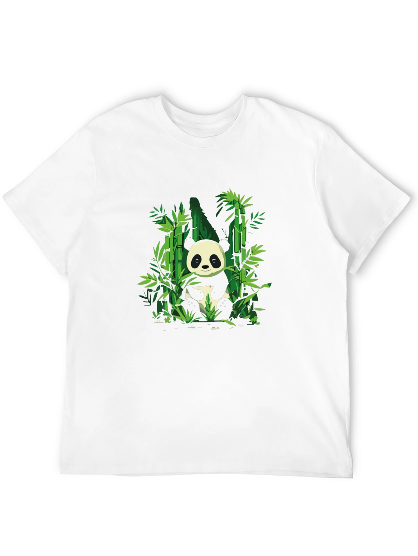 Black Panda Bamboo Graphic T-Shirt - Soft Cotton Blend view 12