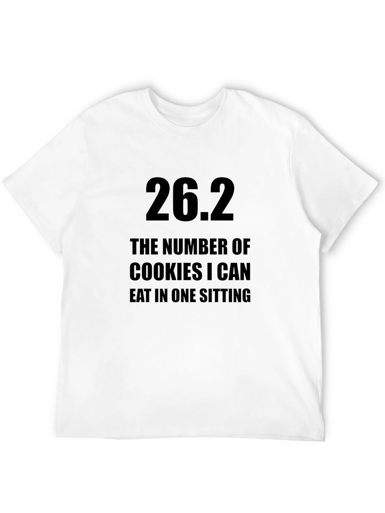 Black Funny Cookie Lover T-Shirt - 26.2 Cookies view 12