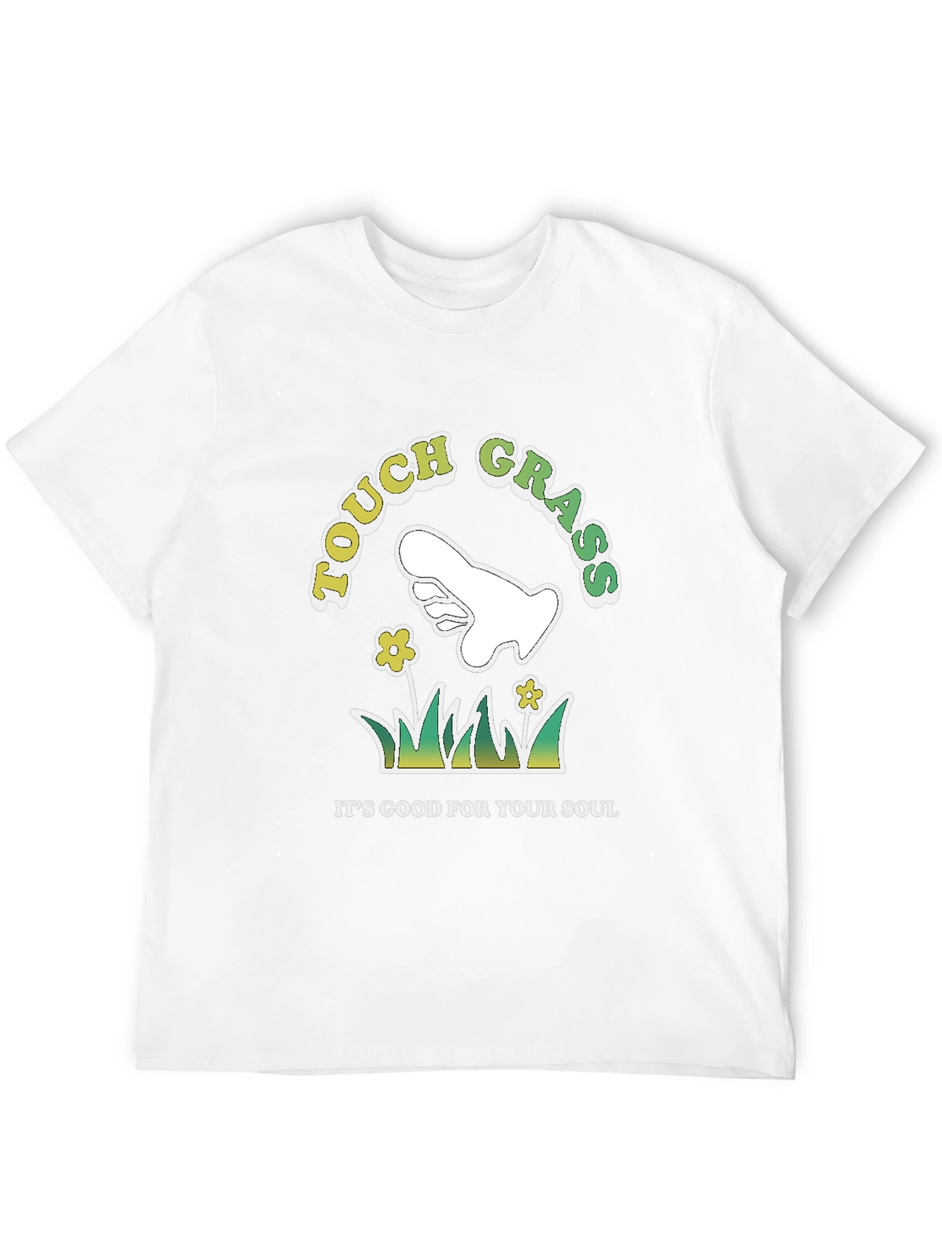 Black Touch Grass T-Shirt, Good For Your Soul Graphic Tee view 12