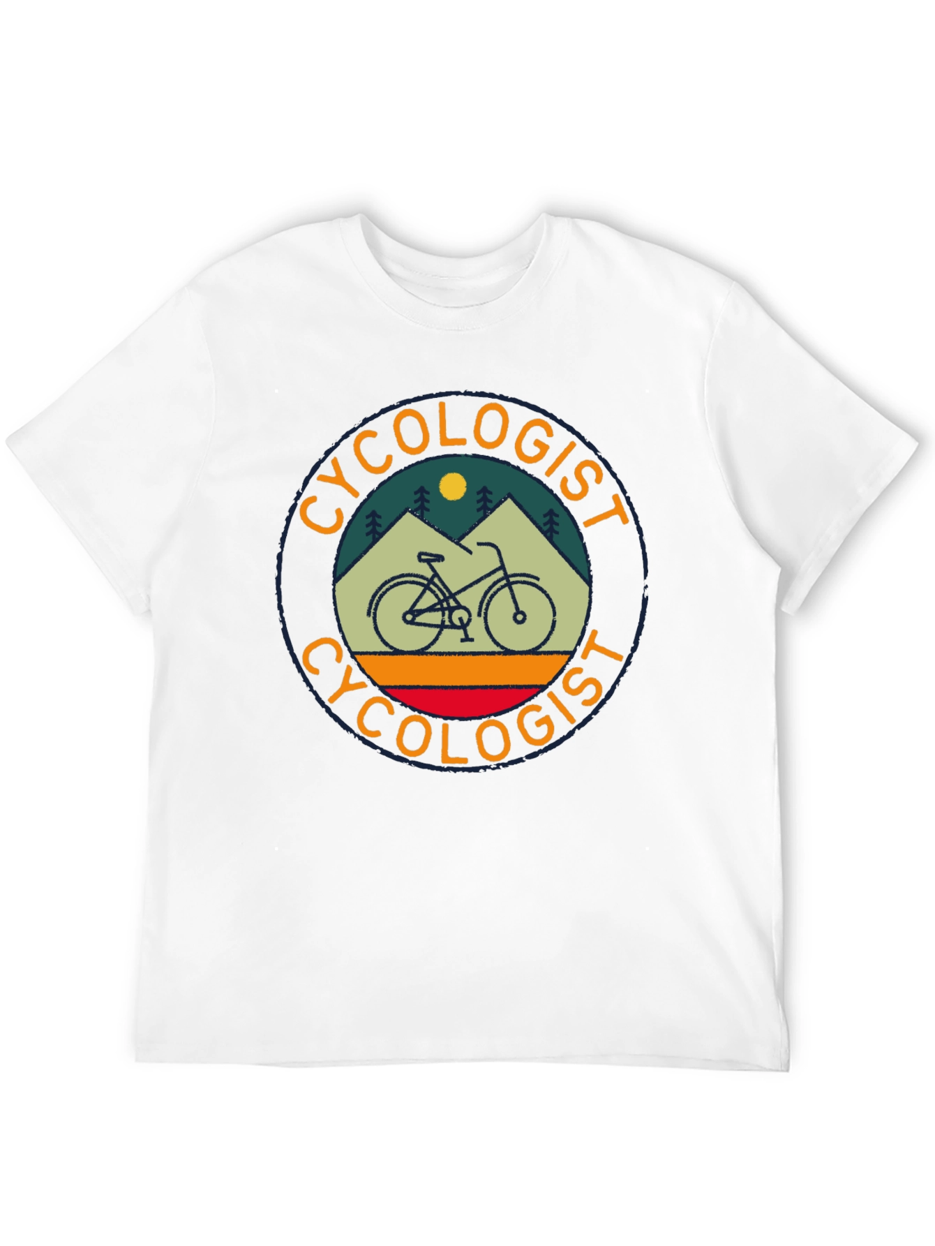 Black Cycologist T-Shirt - Bike Lover Tee view 12