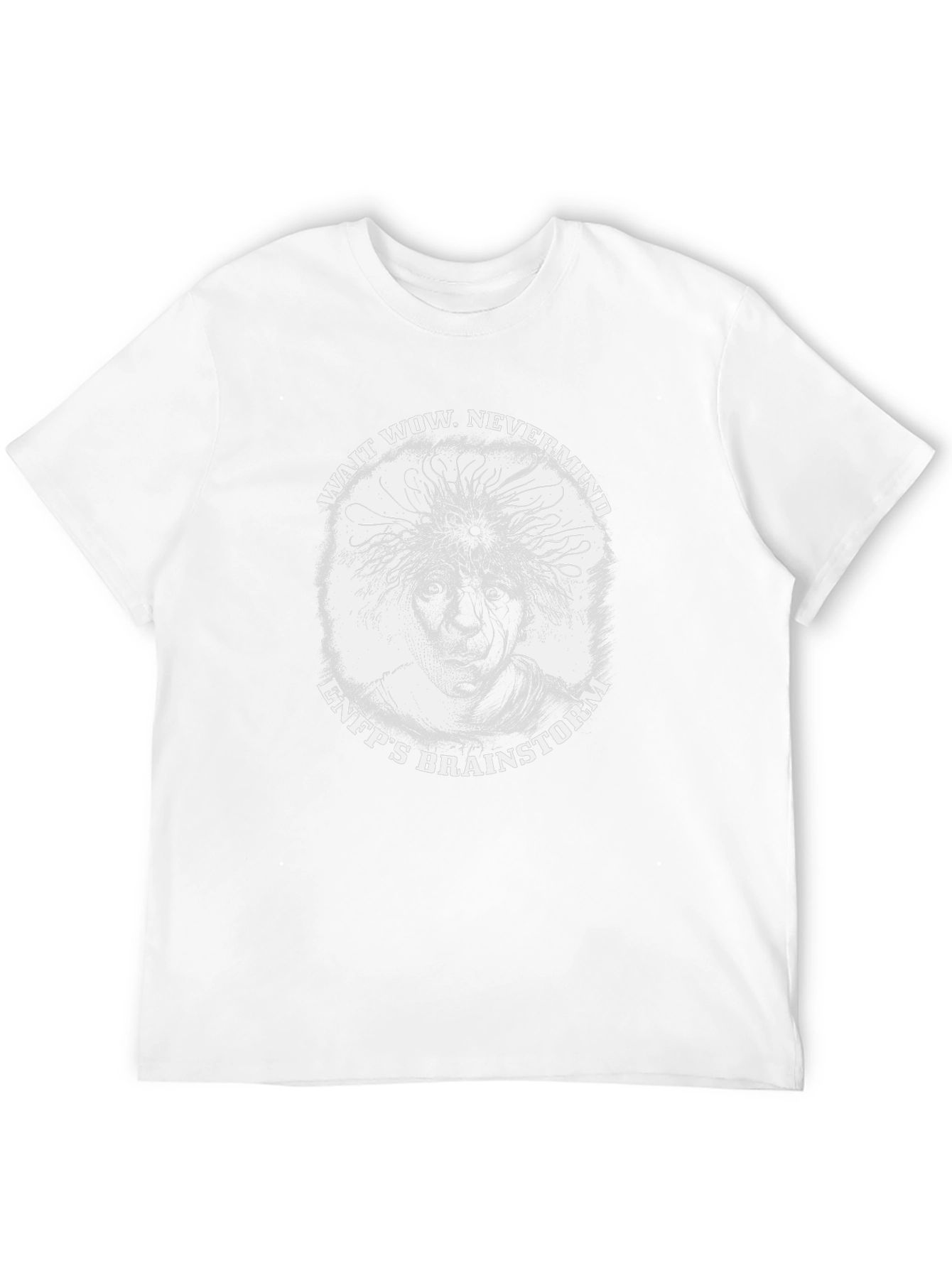 Black ENFP's Brainstorm T-Shirt - Wait Wow Nevermind view 12