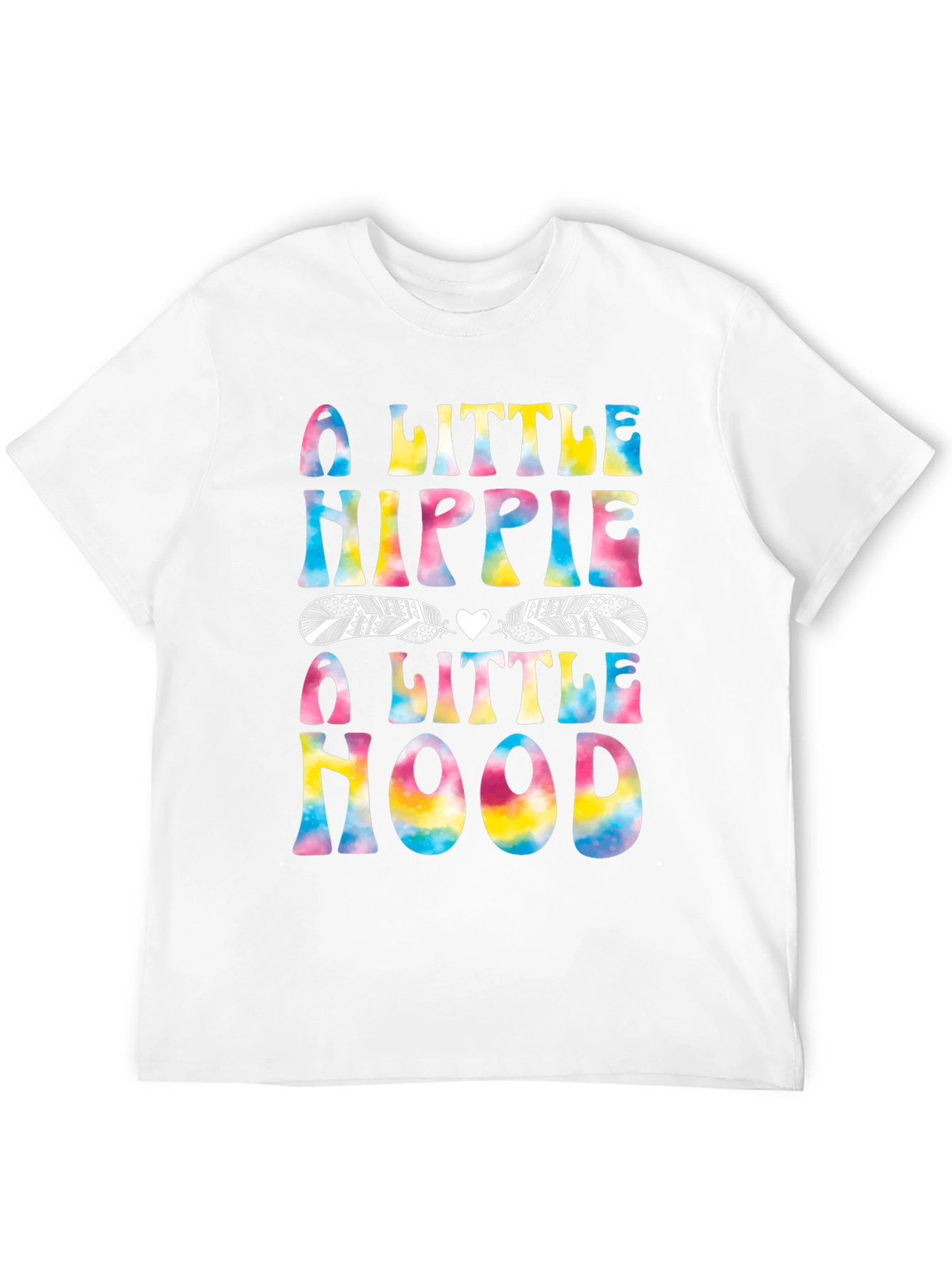 Black A Little Hippie A Little Hood T-Shirt view 12