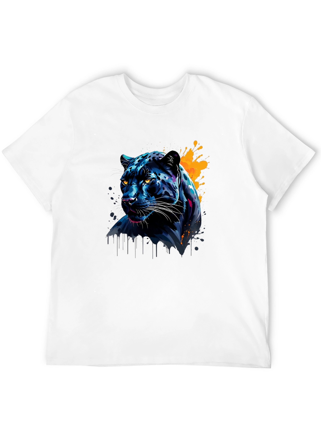 Black Bold Black Panther Graphic T-Shirt view 12