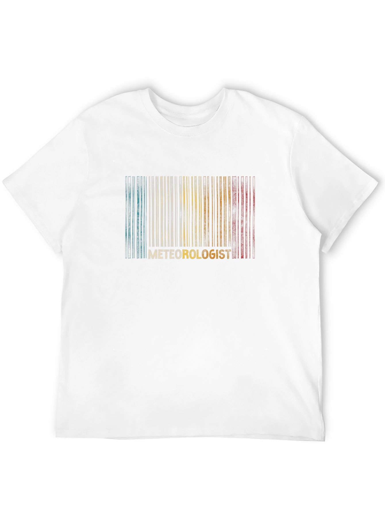 Meteorologist Retro Barcode T-Shirt - 12