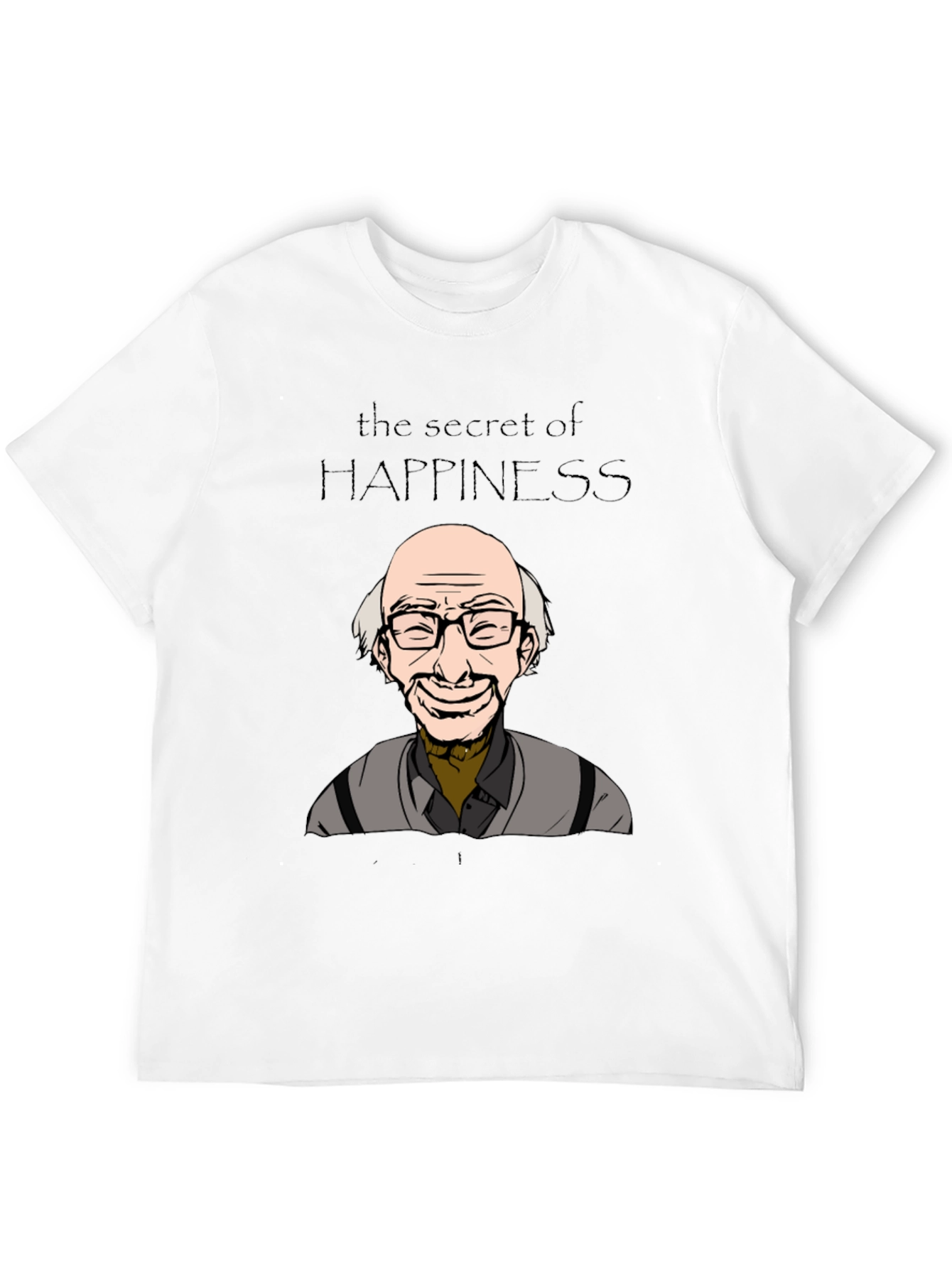 Black Secret of Happiness T-Shirt - Uncle Iroh Style view 12