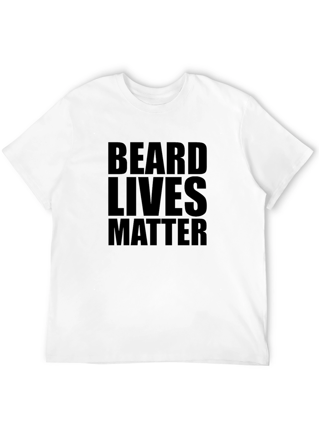 Black Beard Lives Matter Black Graphic Tee view 12