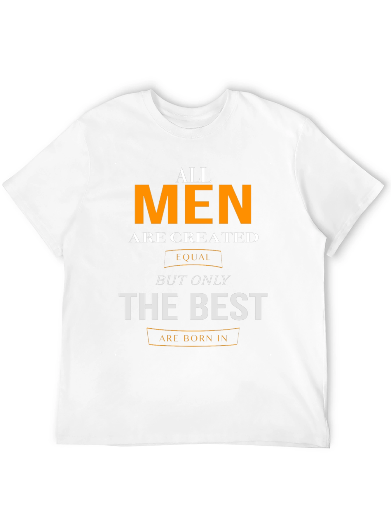 Black All Men Are Created Equal T-Shirt view 12