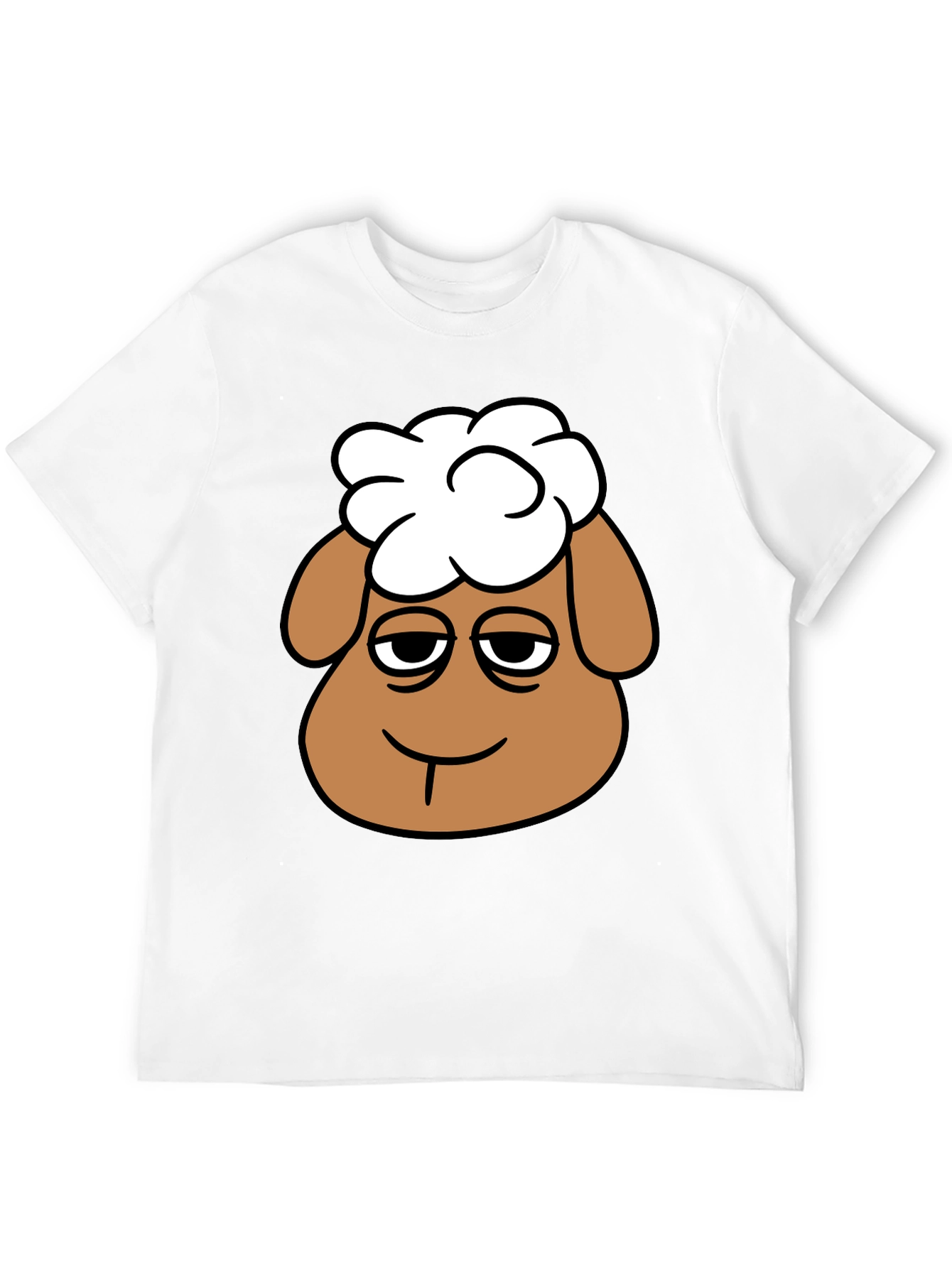 Shaun the Sheep Graphic Tee - Black Cotton Shirt - 12
