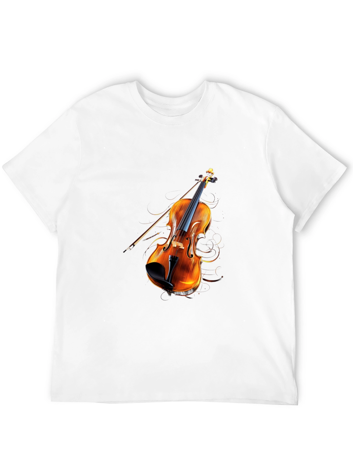 Black Violin Graphic Black T-Shirt view 12
