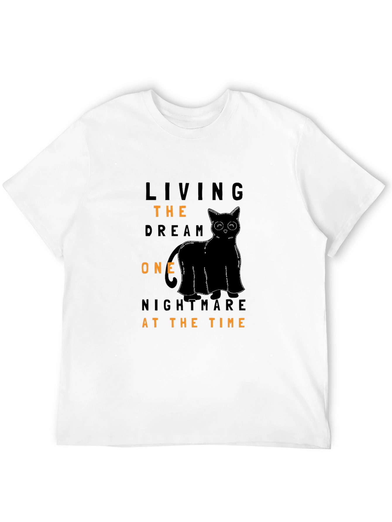 Black Living The Dream Black Cat Graphic Tee view 12