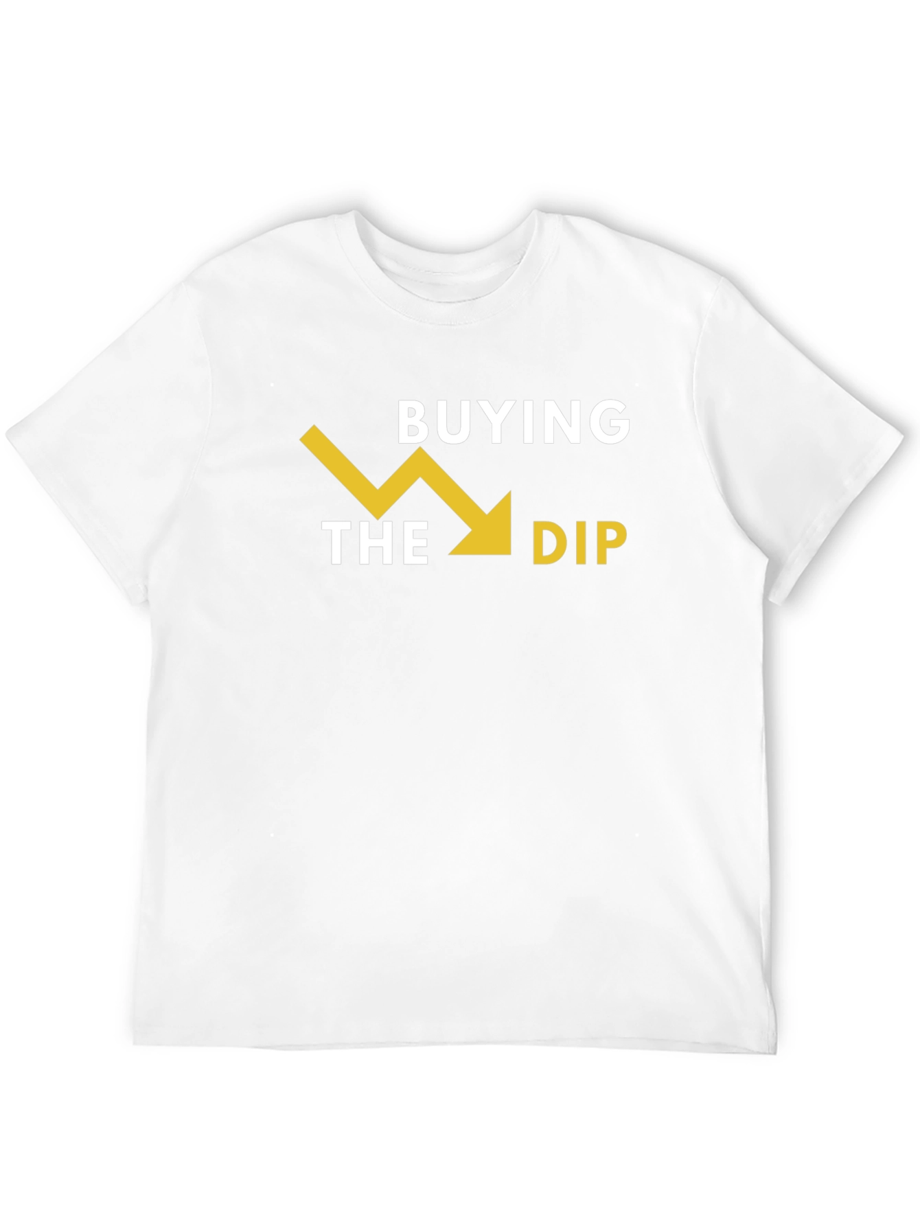 Black Buying the Dip Graphic Tee - Stock Market T-Shirt view 12