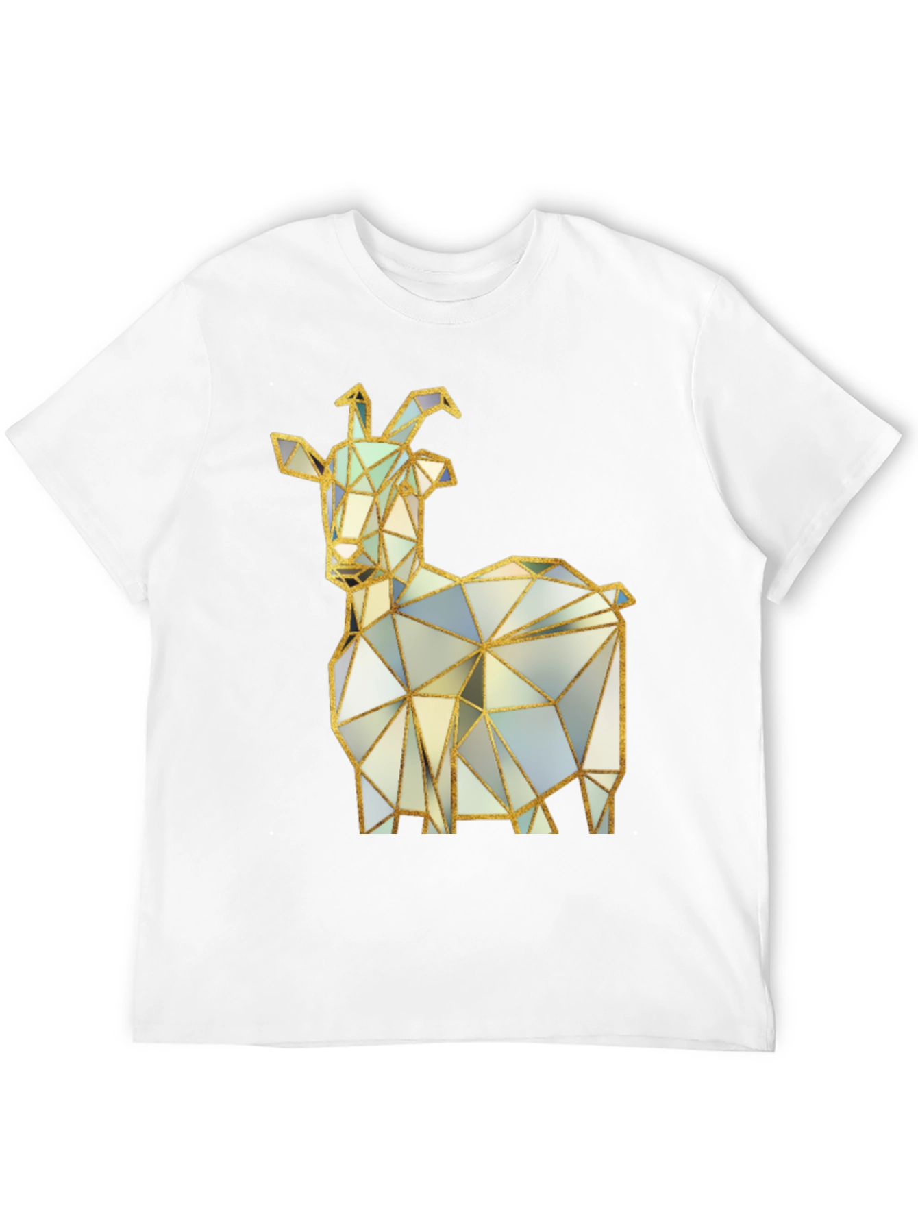 Black Geometric Goat T-Shirt - Black view 12