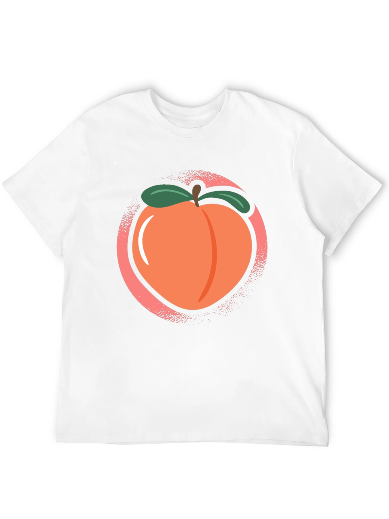 Black Peach Graphic Black Tee view 12